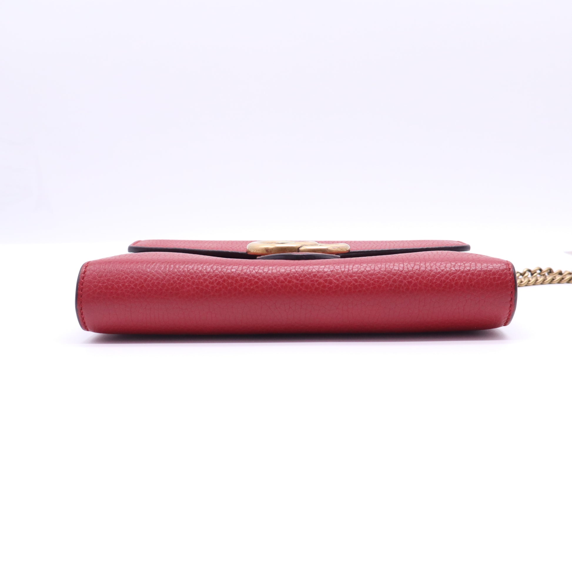 Gucci GG Marmont Leather Chain Wallet B22085
