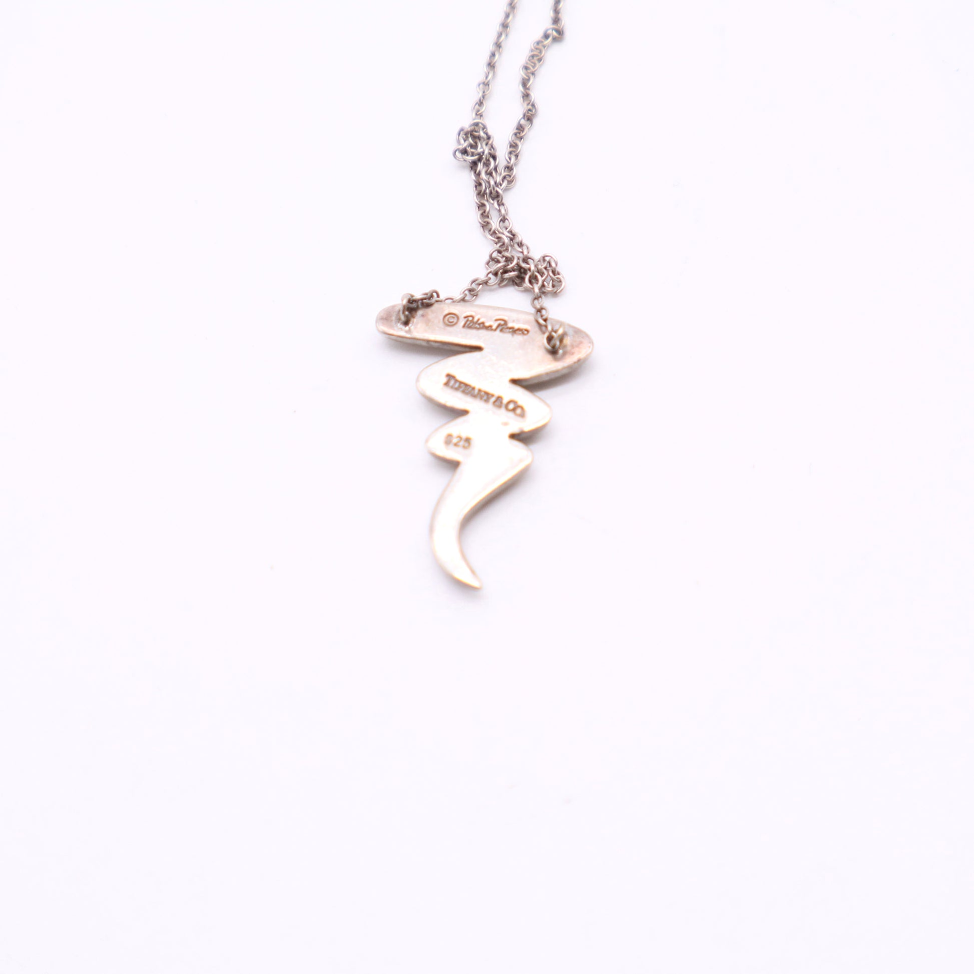 Tiffany & Co Pendant Necklace Sterling Silver Twins LDJ2689