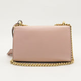 Padlock Shoulder Bag Embellished Leather Small