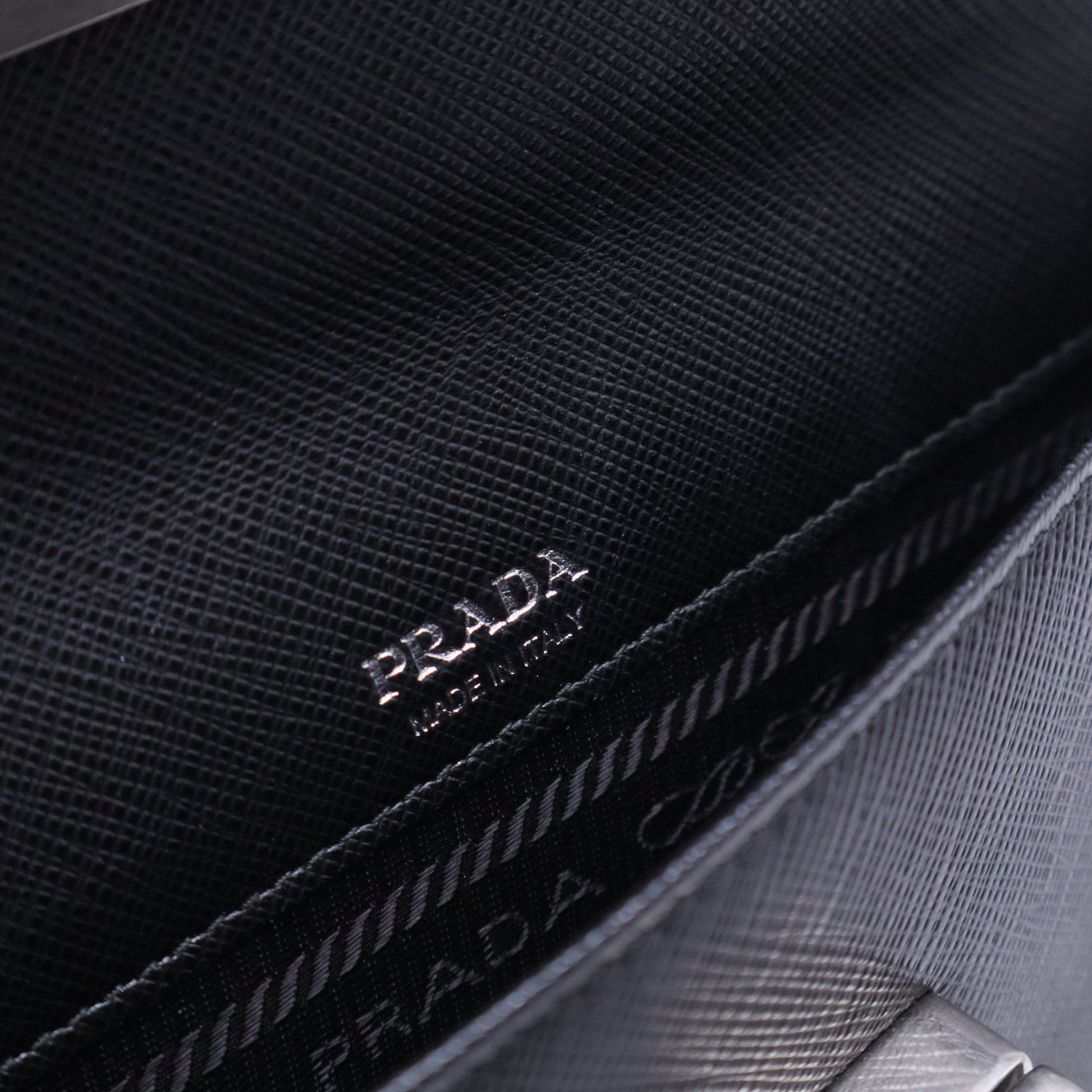 PRADA 2way Hand Shoulder Bag Saffiano Leather Black B21006