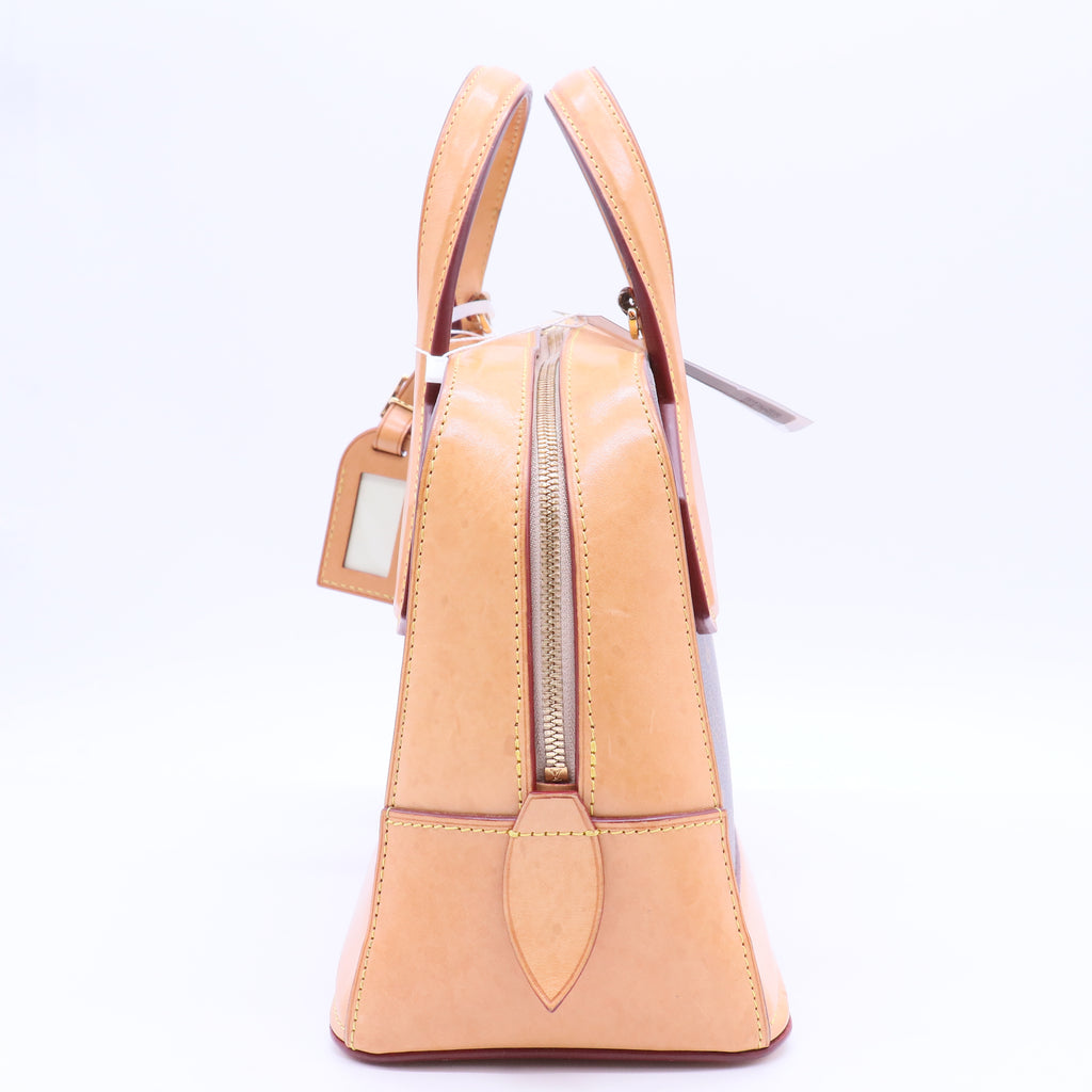 Monogram Coated Canvas Dora PM Tote Bag twins