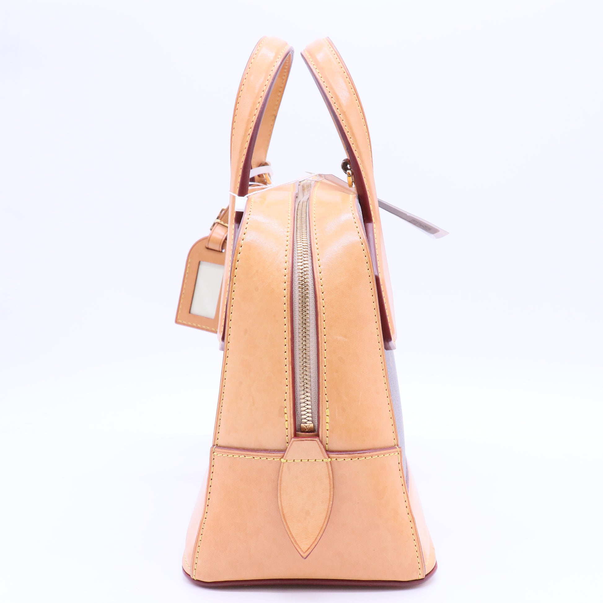 Monogram Coated Canvas Dora PM Tote Bag twins