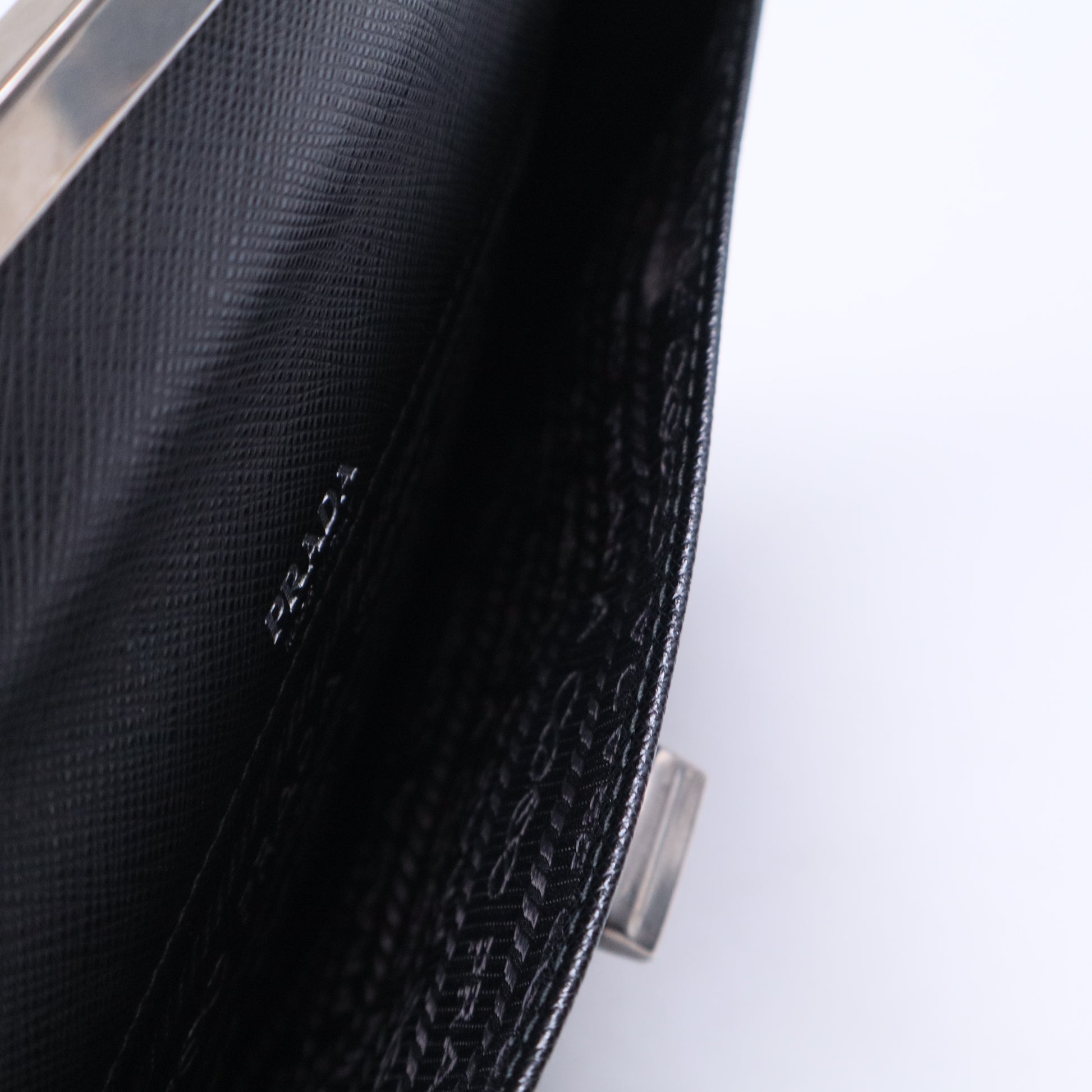 PRADA 2way Hand Shoulder Bag Saffiano Leather Black B21006