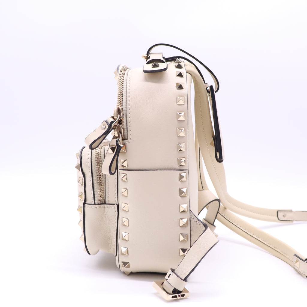 Valentino Garavani Rockstud Leather Mini Backpack twins B21685