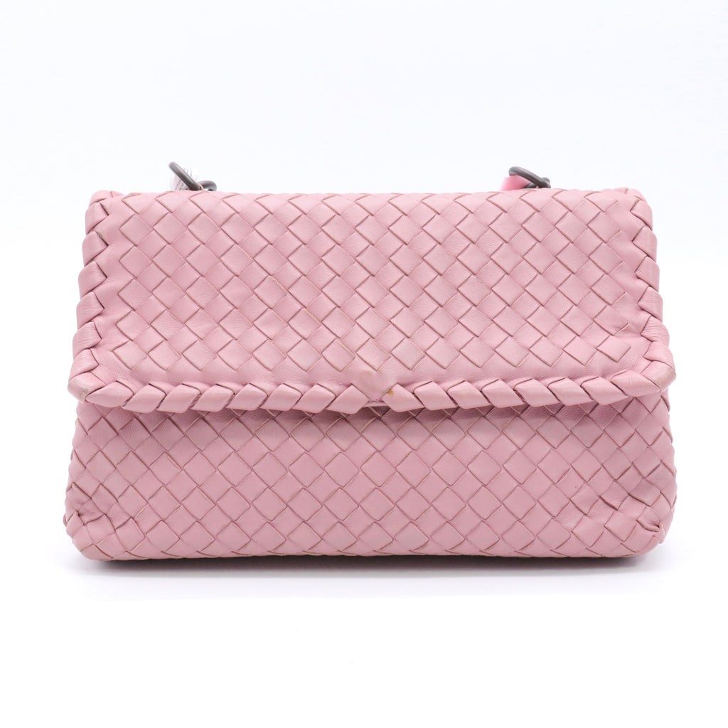 Nappa Intrecciato Small Olimpia Shoulder Bag Watteau twins