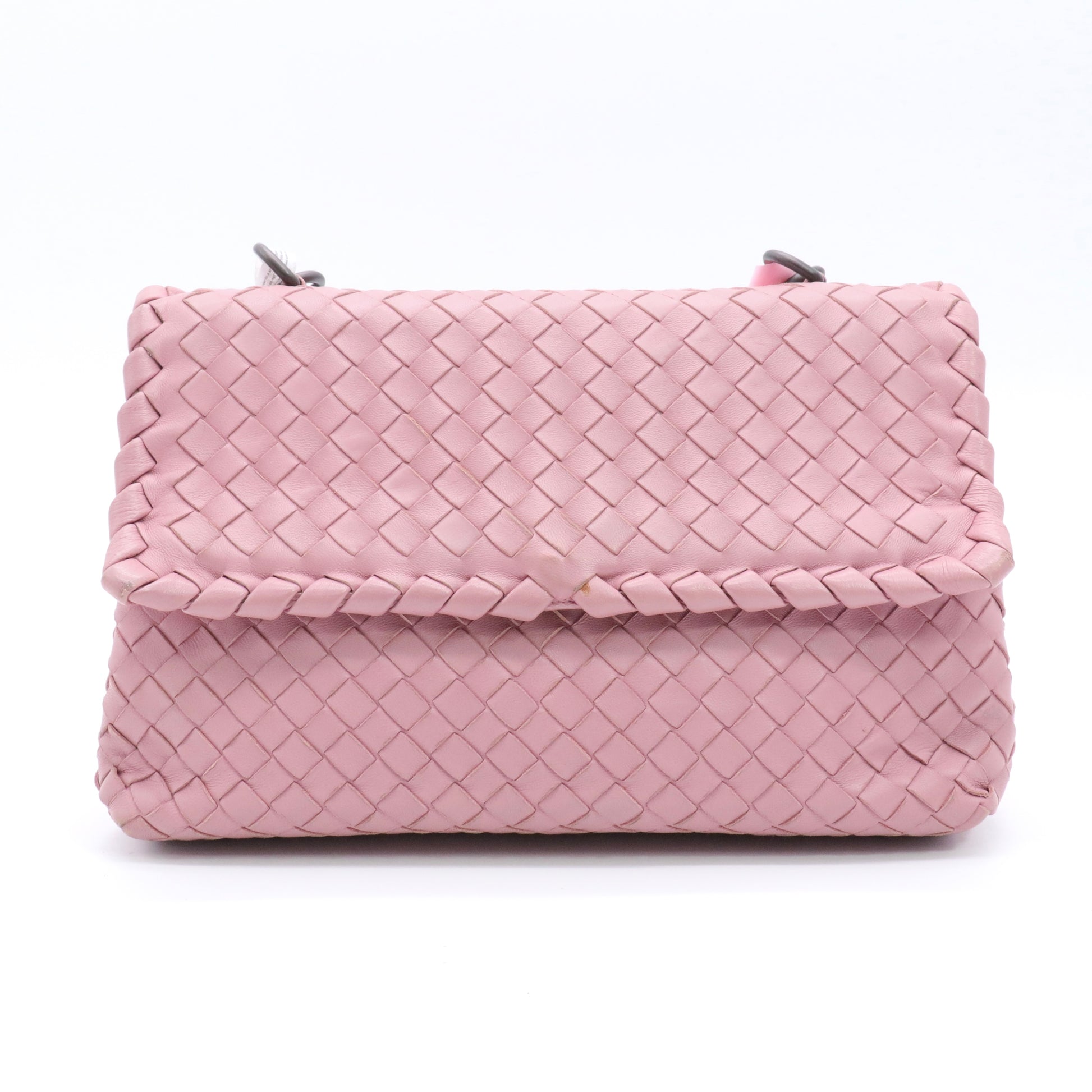 Nappa Intrecciato Small Olimpia Shoulder Bag Watteau twins