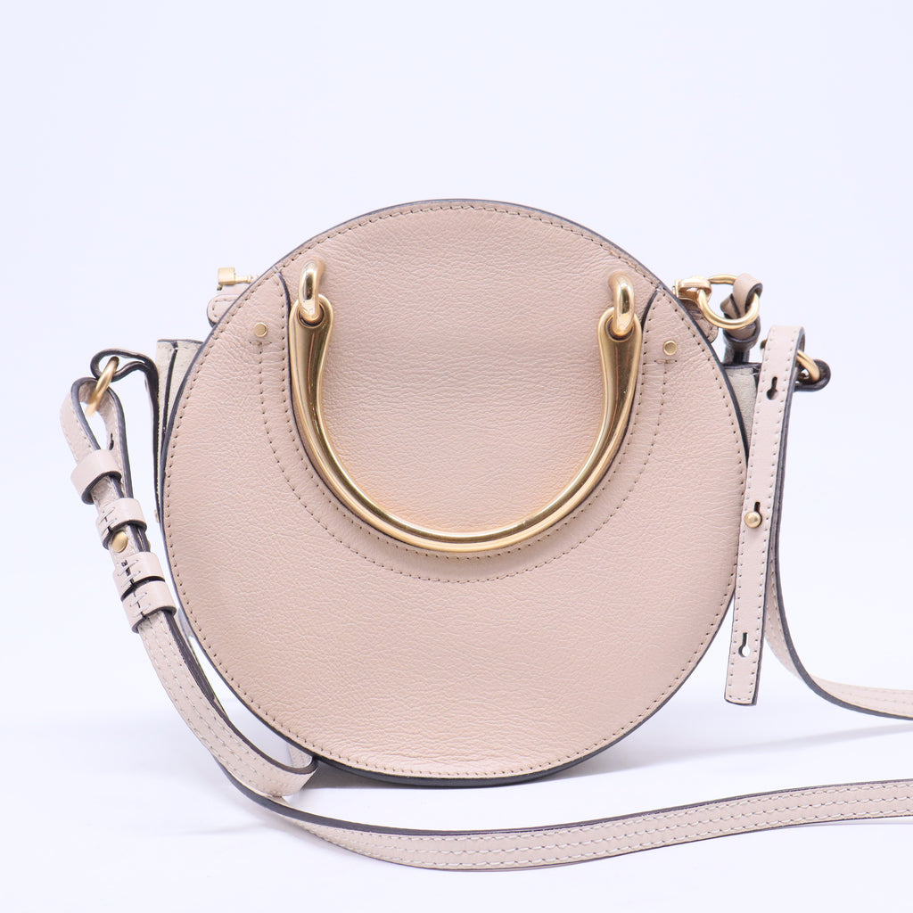 Goatskin Suede Mini Pixie Bag Nougat B20511