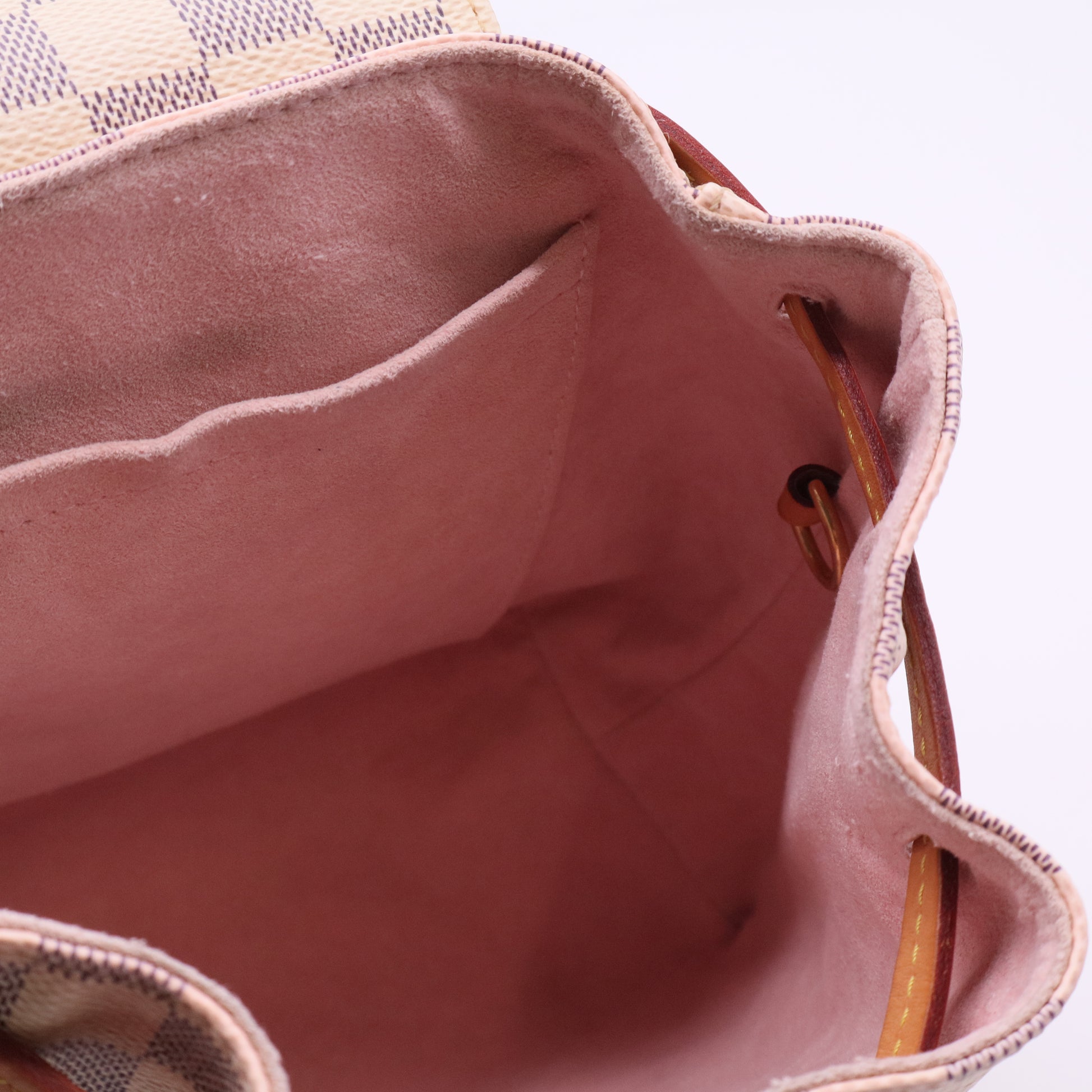 Louis Vuitton chessboa canvas Backpack twins