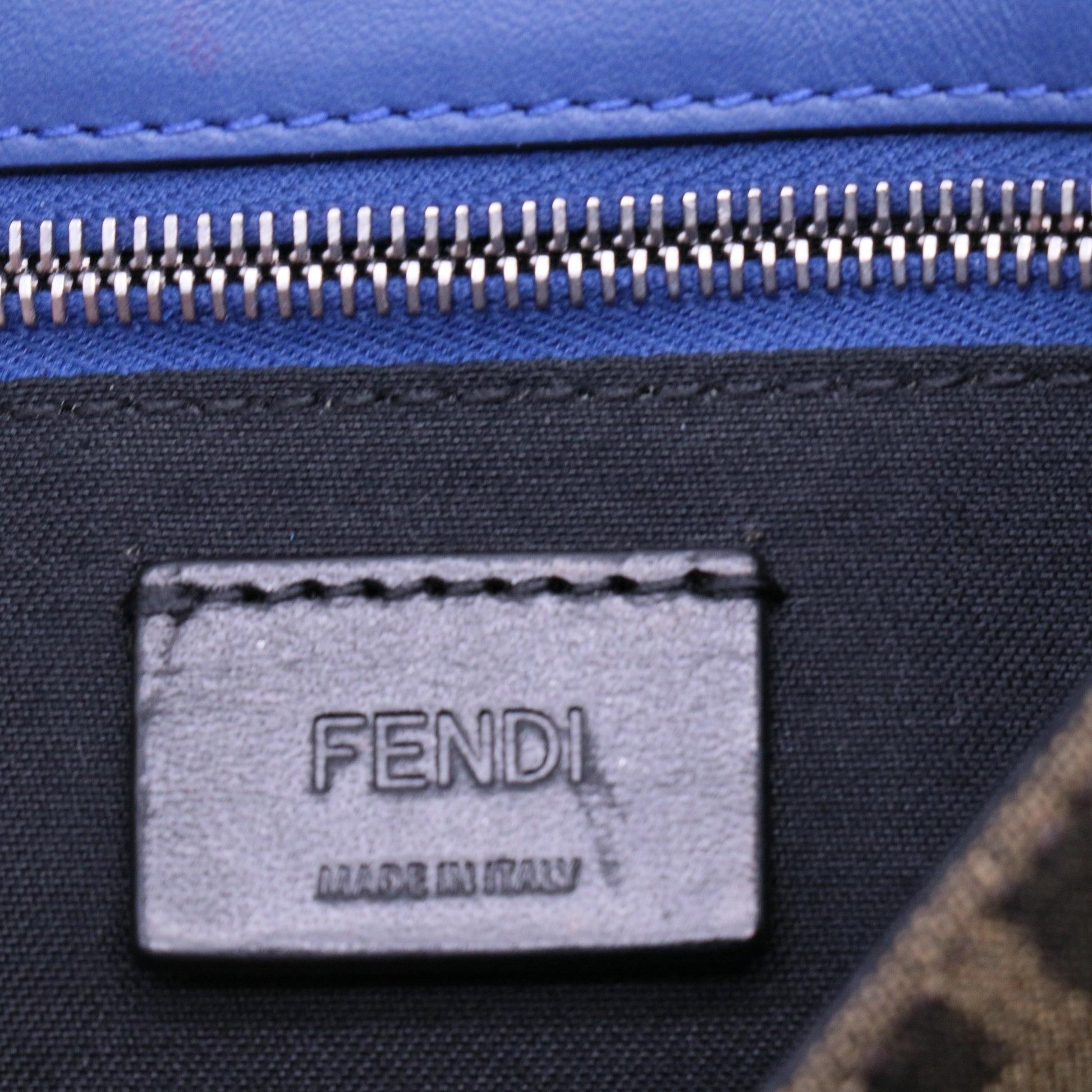 Fendi Baguette Convertible Pouch Zucca Canvas twins B22078