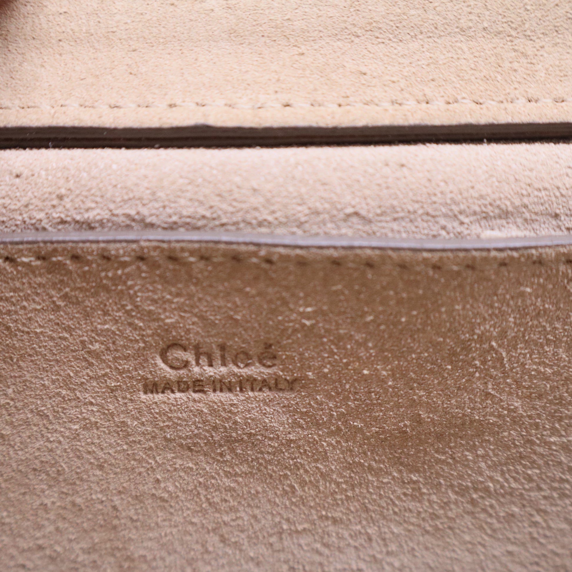 Goatskin Suede Mini Pixie Bag Nougat B20511