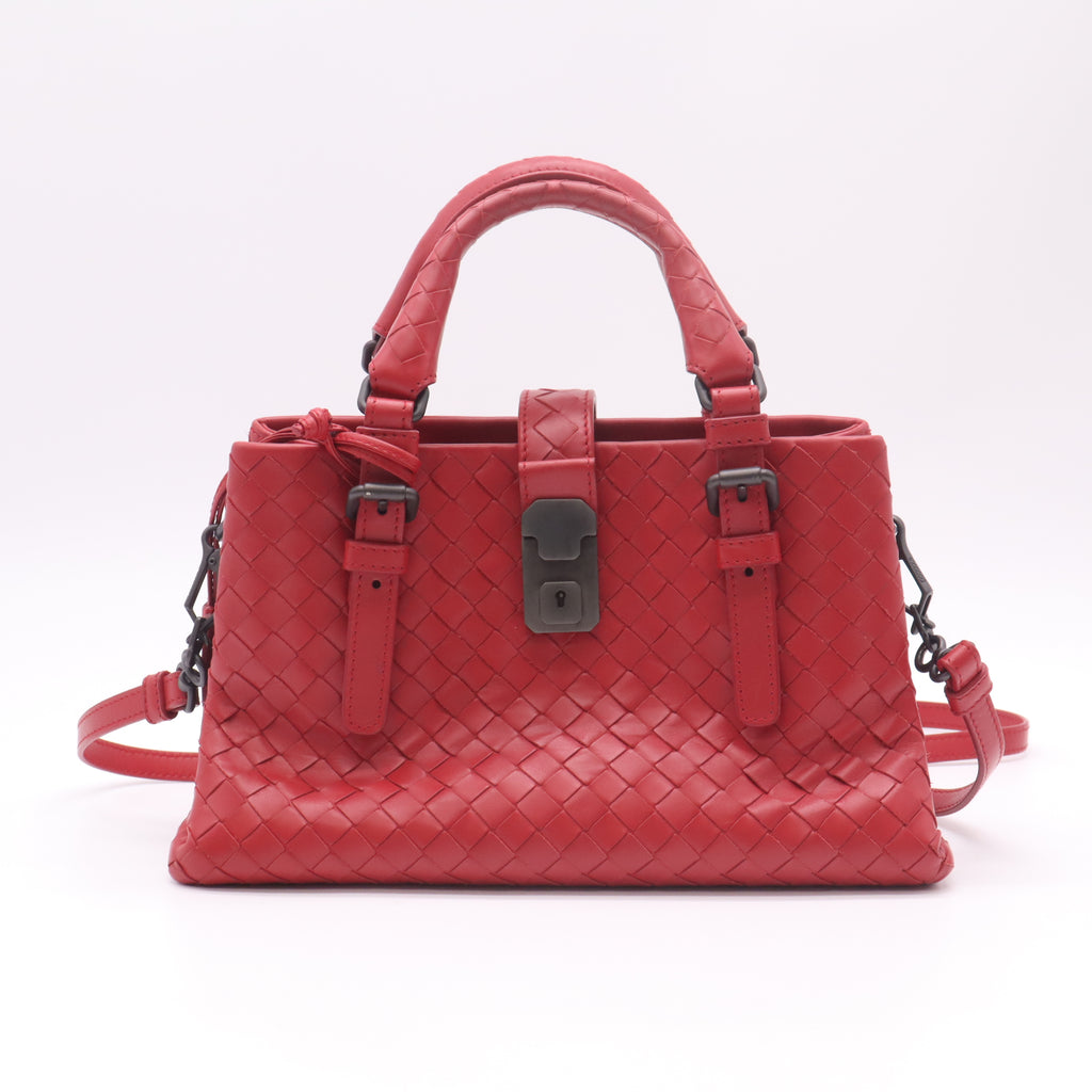 Roma Mini Intrecciato Red B23153