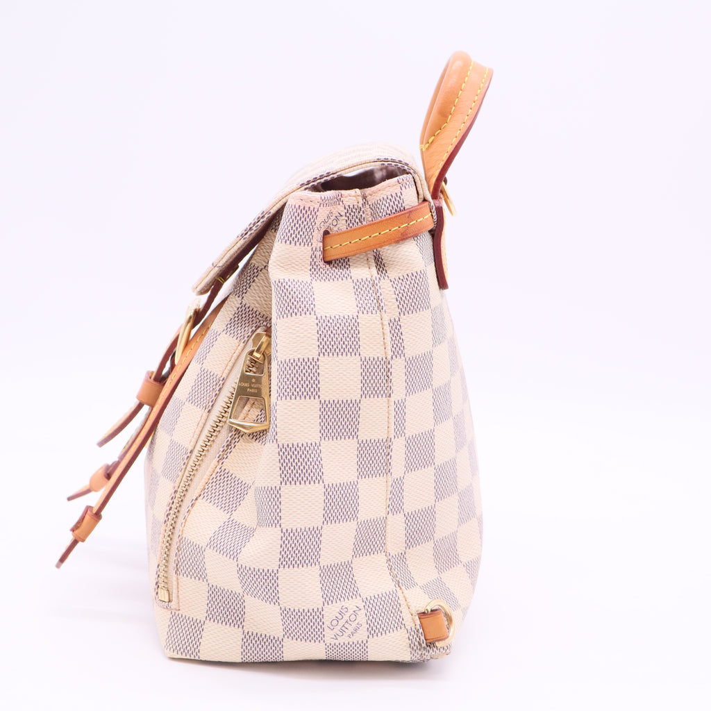 Louis Vuitton chessboa canvas Backpack twins