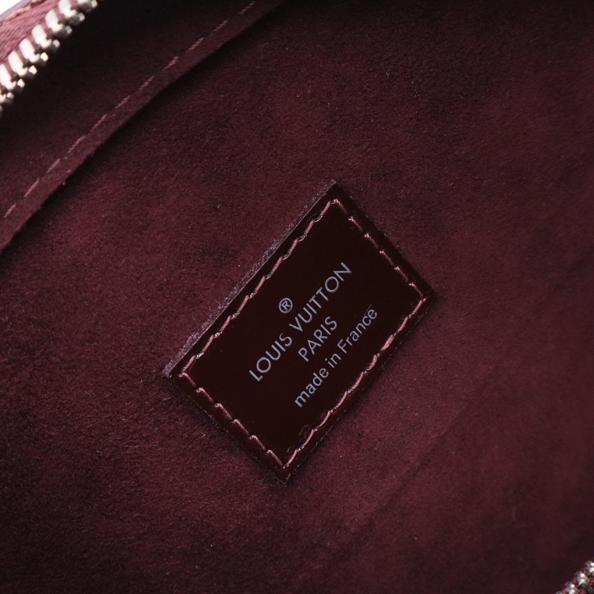 Prune Electric Epi Leather Pont-Neuf PM Bag