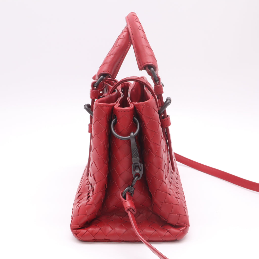 Roma Mini Intrecciato Red B23153