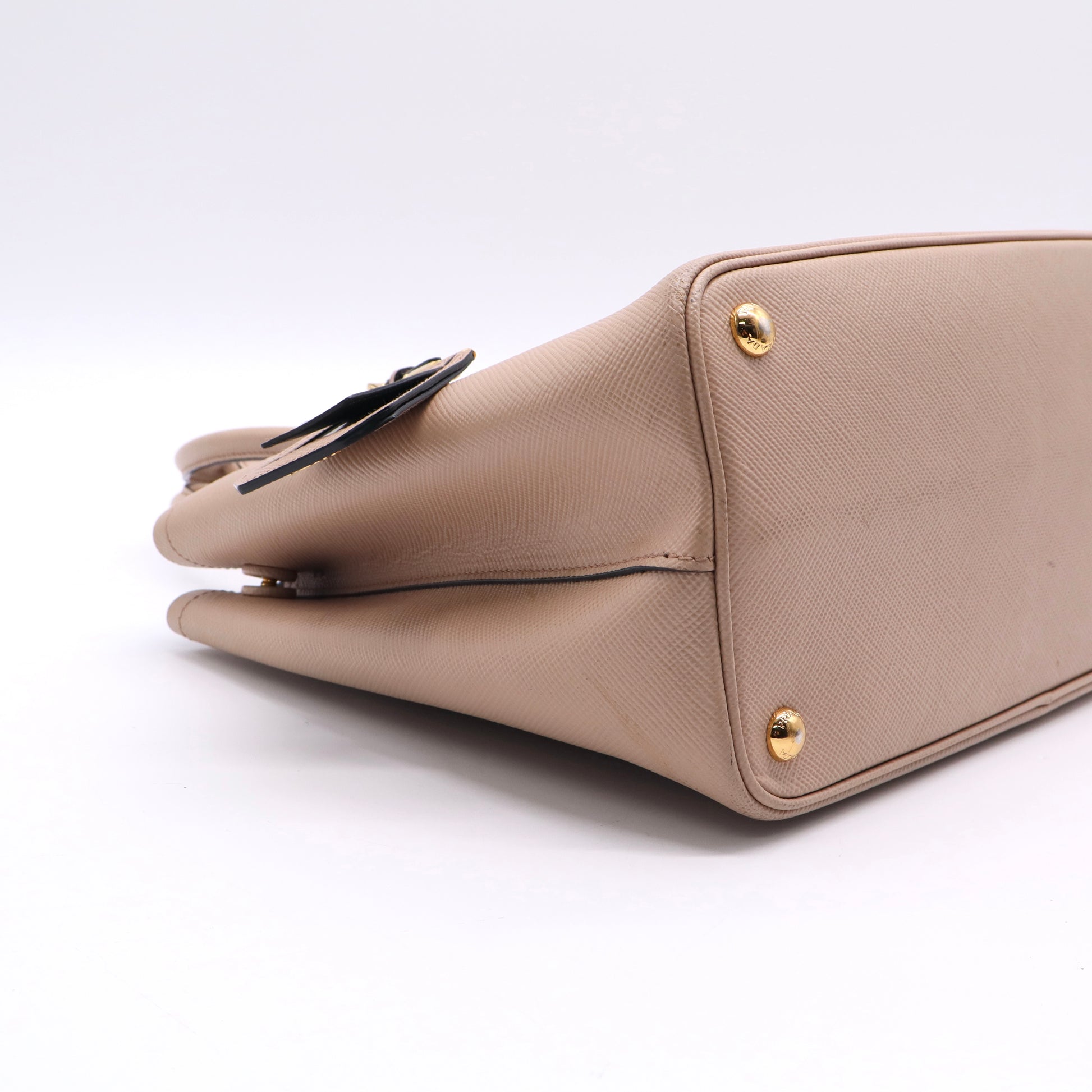 Prada Large Clay Saffiano Leather Double Bag LDJ2672 twins