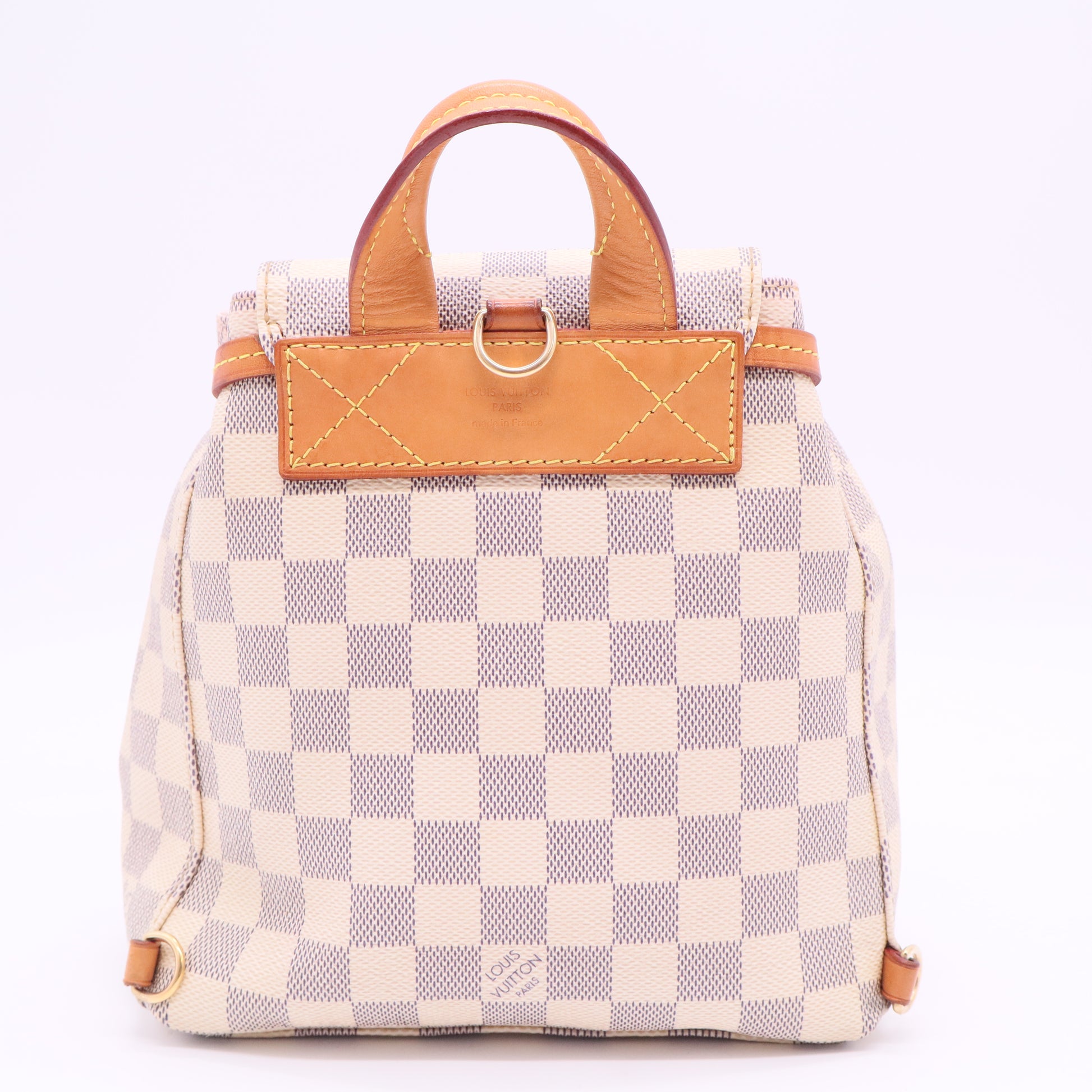 Louis Vuitton chessboa canvas Backpack twins