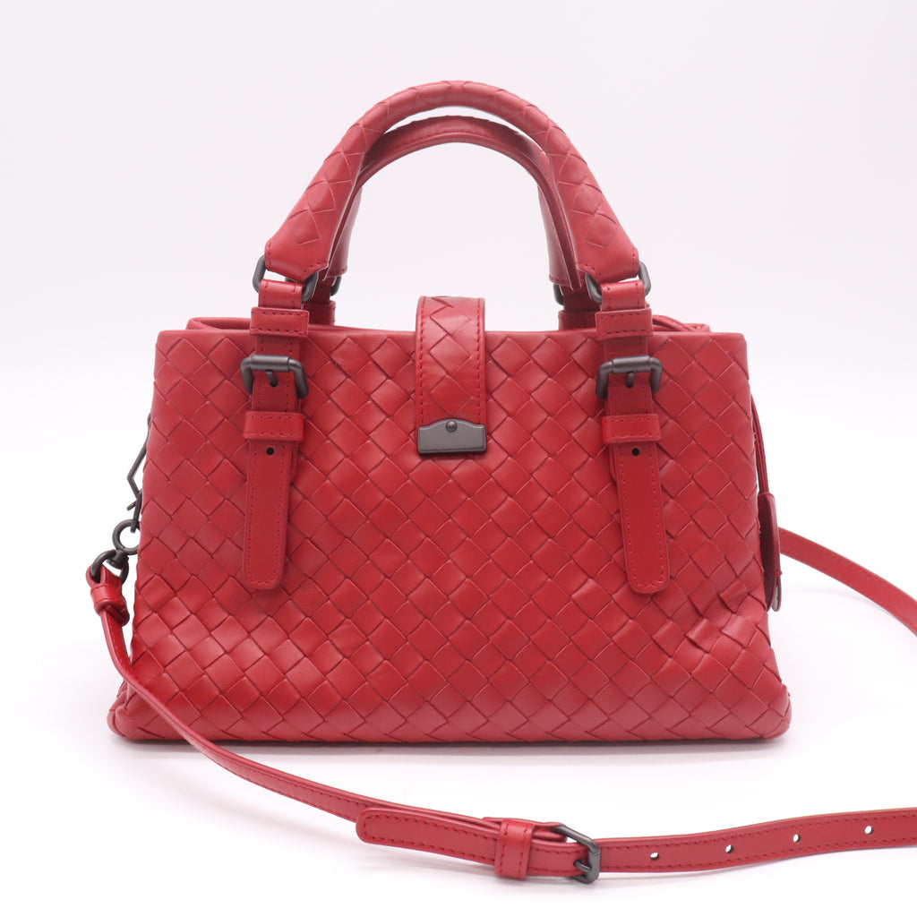 Roma Mini Intrecciato Red B23153