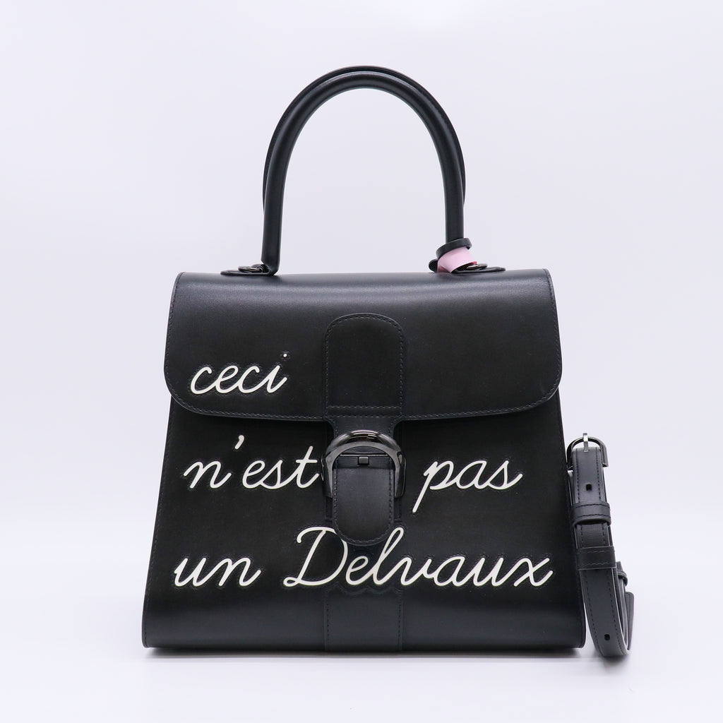 Delvaux Brillant Top Handle Bag Limited Edition Leather MM twins LDJ4860