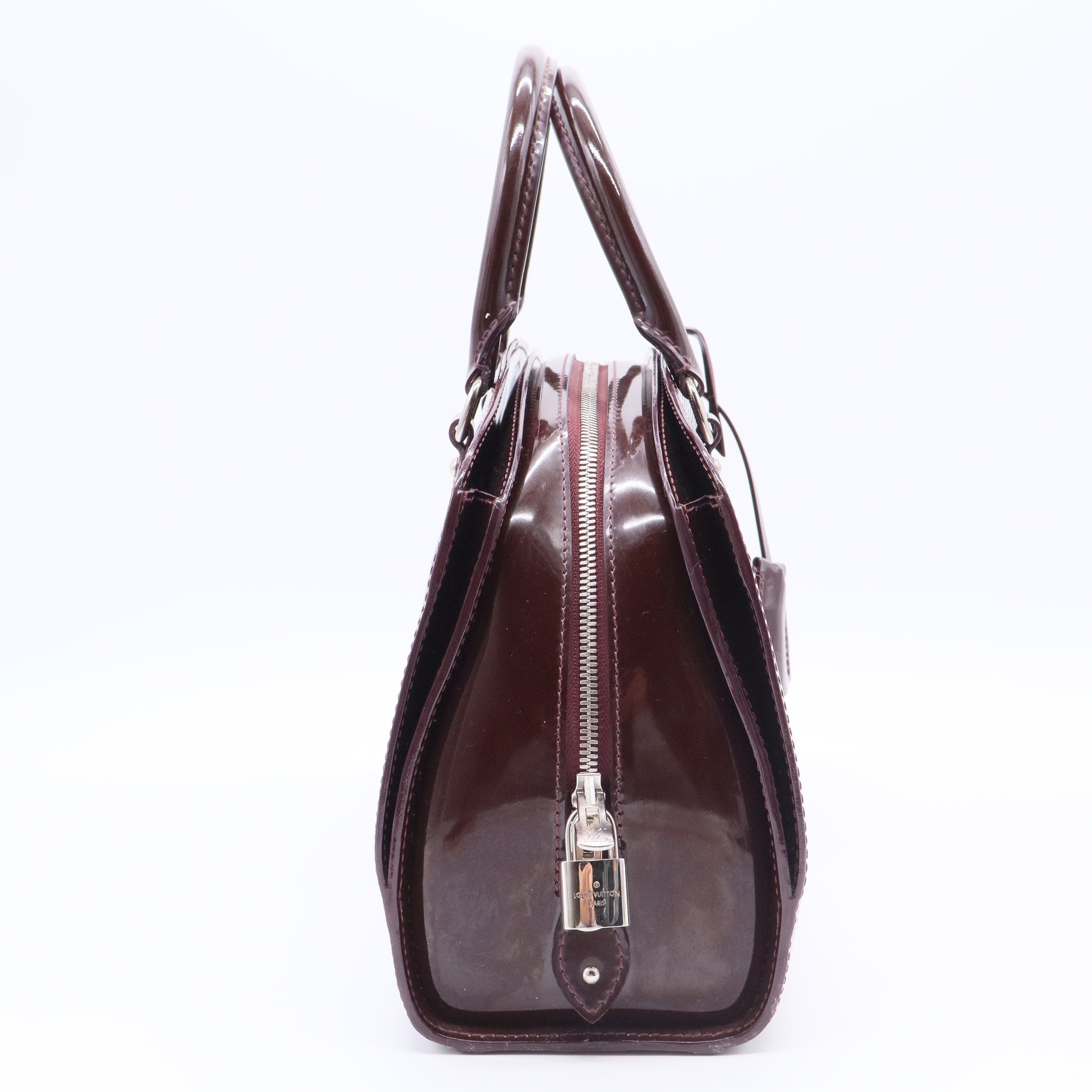 Prune Electric Epi Leather Pont-Neuf PM Bag