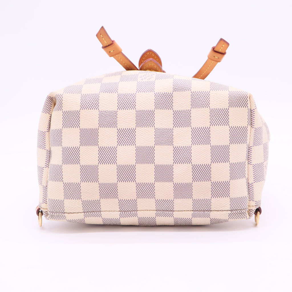 Louis Vuitton chessboa canvas Backpack twins