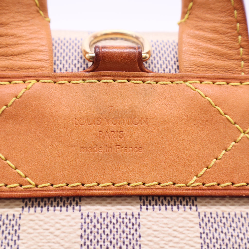 Louis Vuitton chessboa canvas Backpack twins