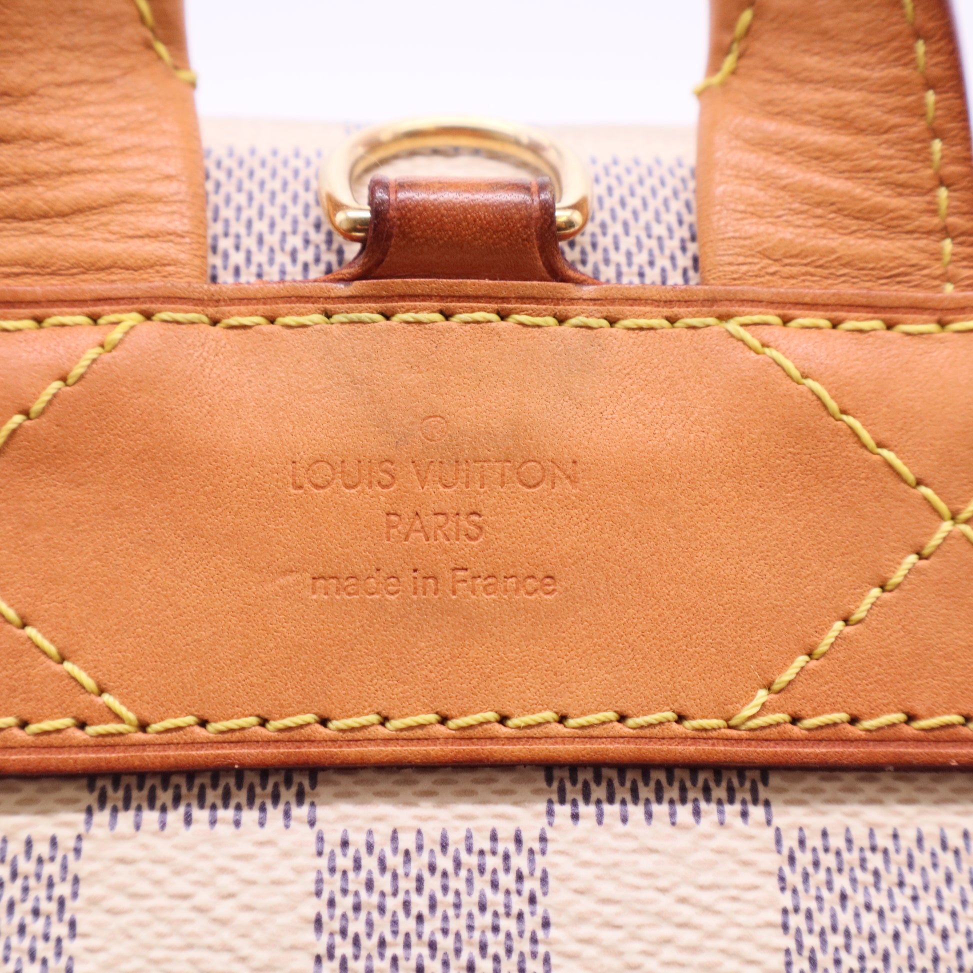 Louis Vuitton chessboa canvas Backpack twins