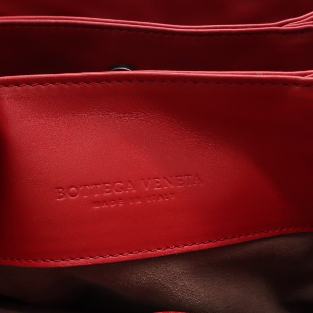 Roma Mini Intrecciato Red B23153