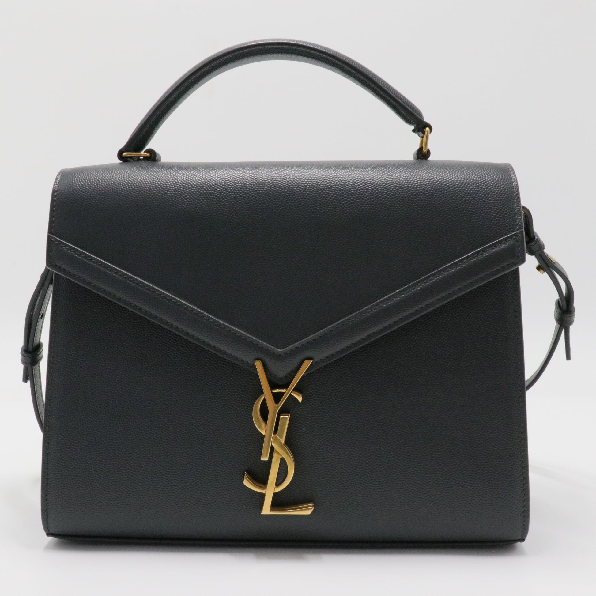 Cassandra Top Handle Bag Leather Medium