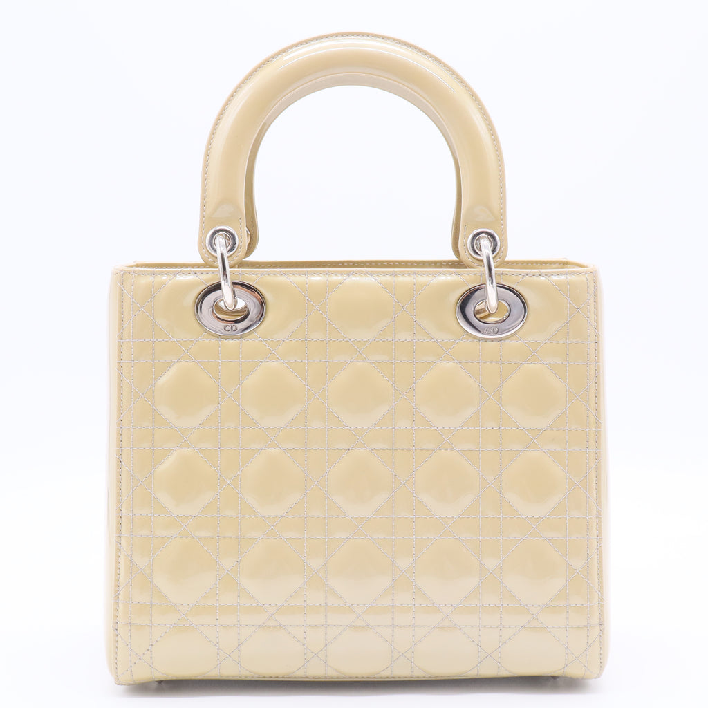 Medium Patent Lady Dior Bag