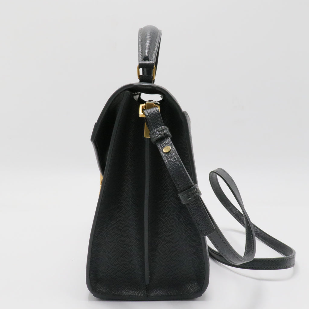 Cassandra Top Handle Bag Leather Medium