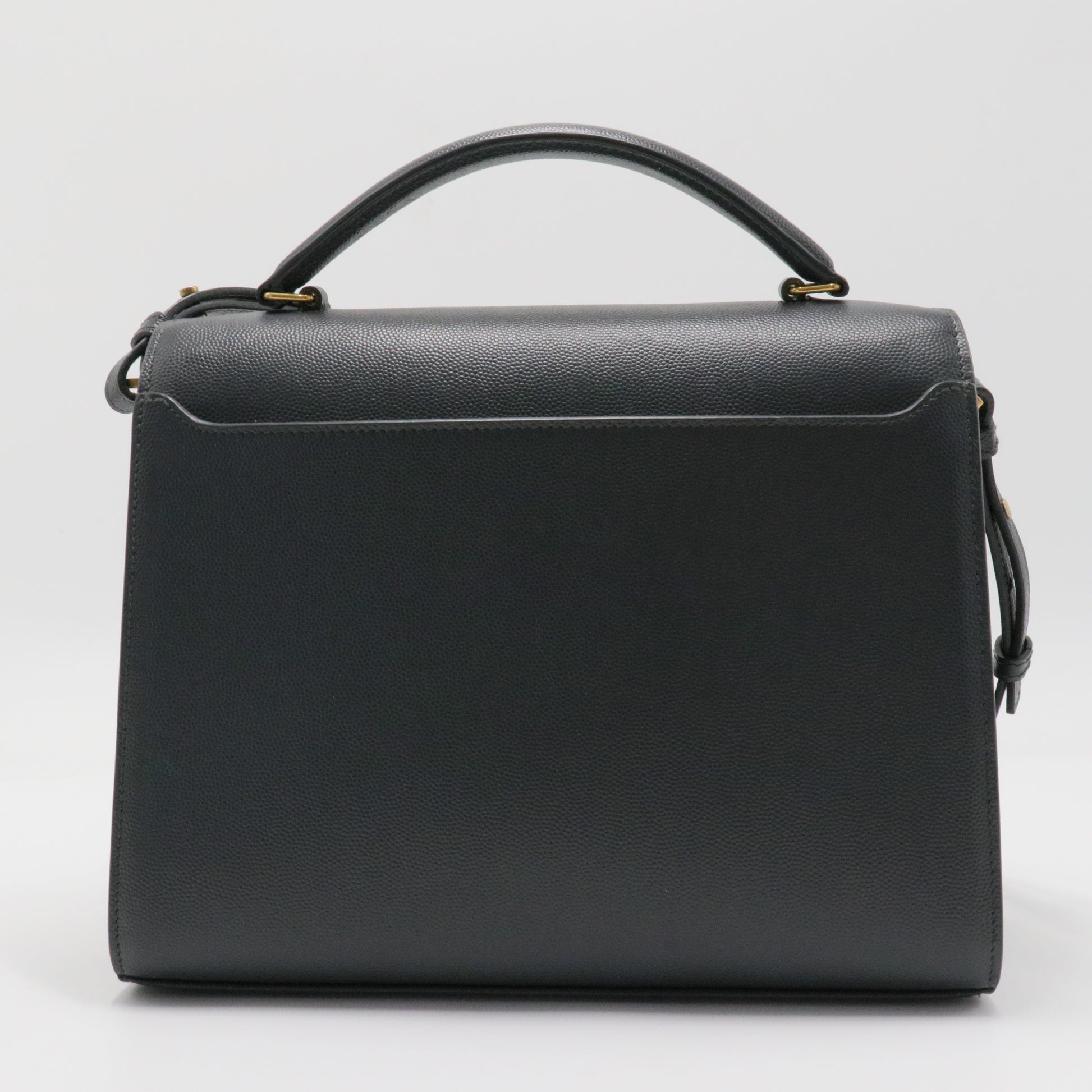 Cassandra Top Handle Bag Leather Medium