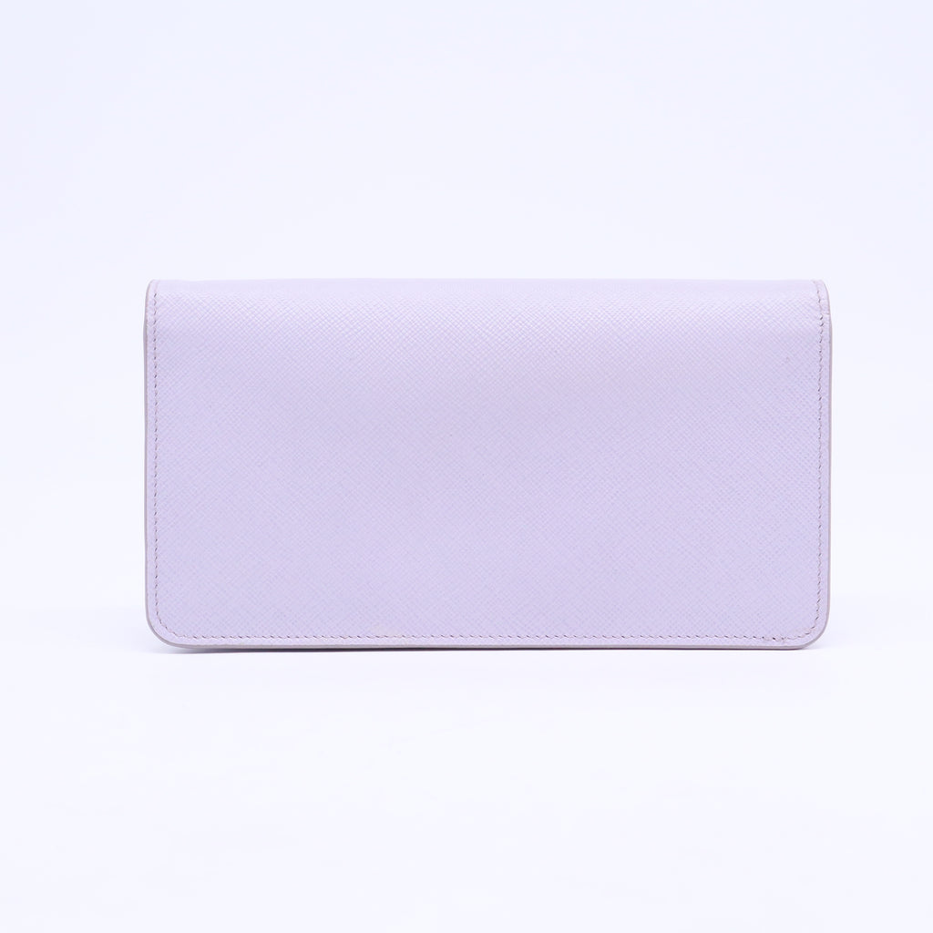 Wallet on Chain Saffiano Leather B20813