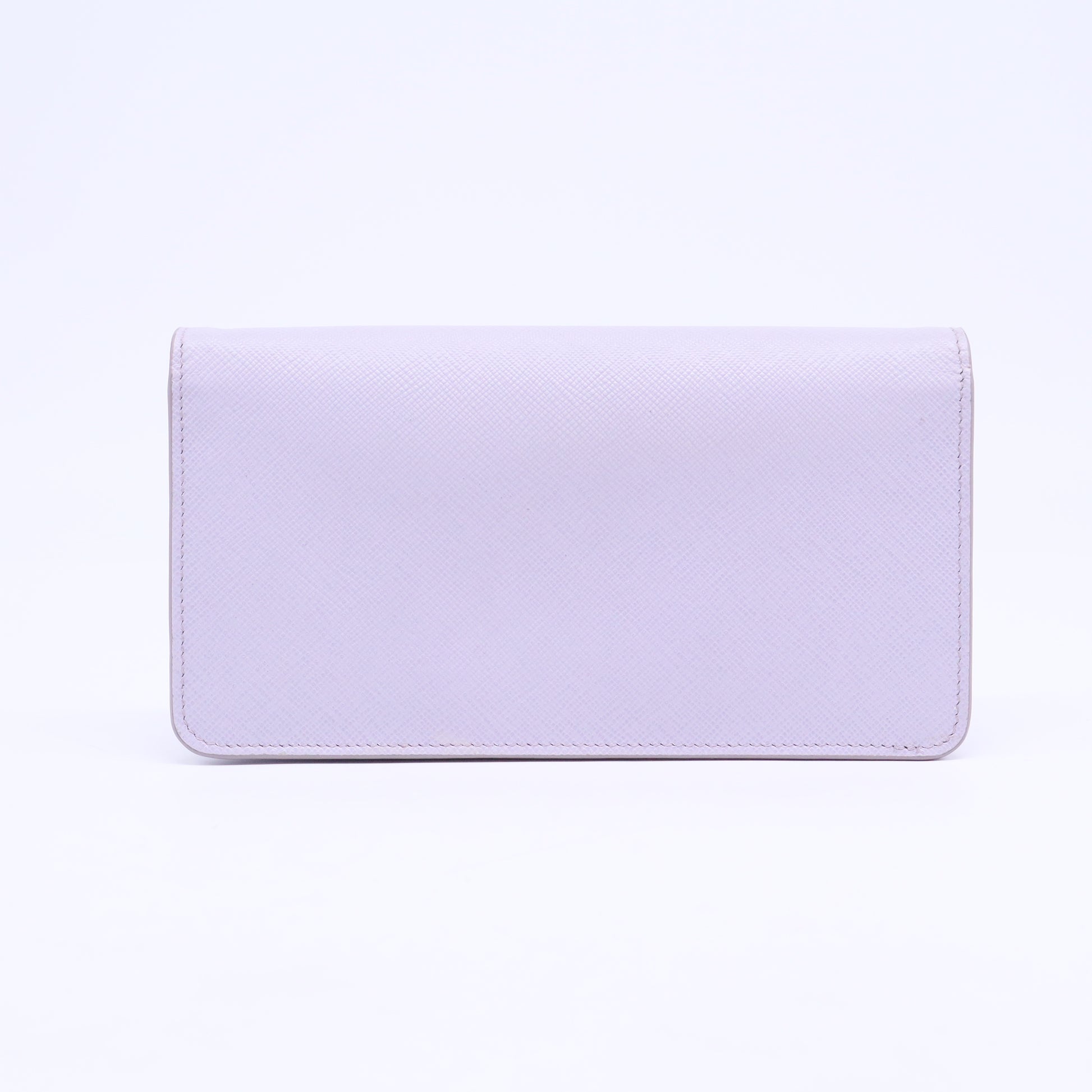 Wallet on Chain Saffiano Leather B20813