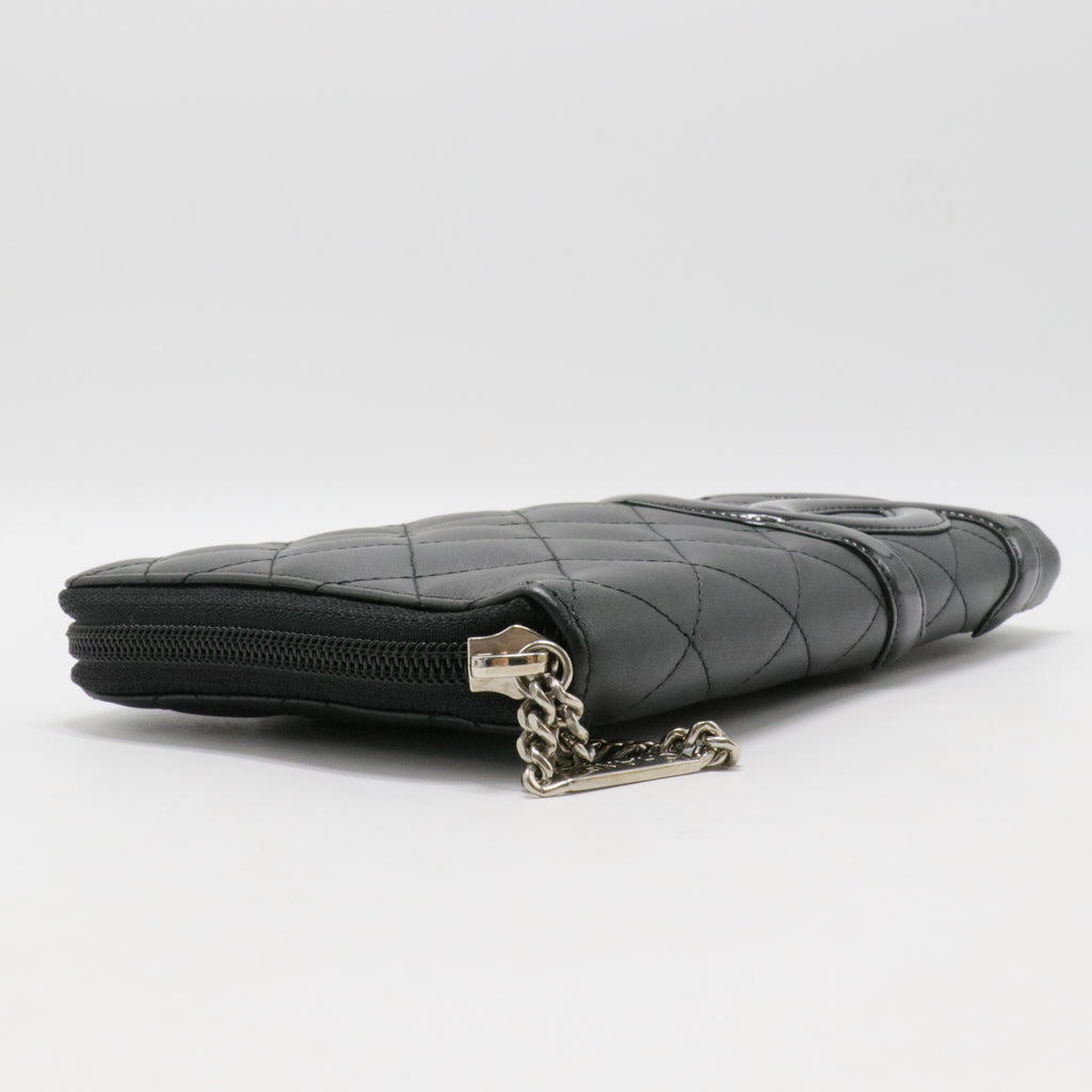 Cambon Zip Around Organizer Wallet Quilted