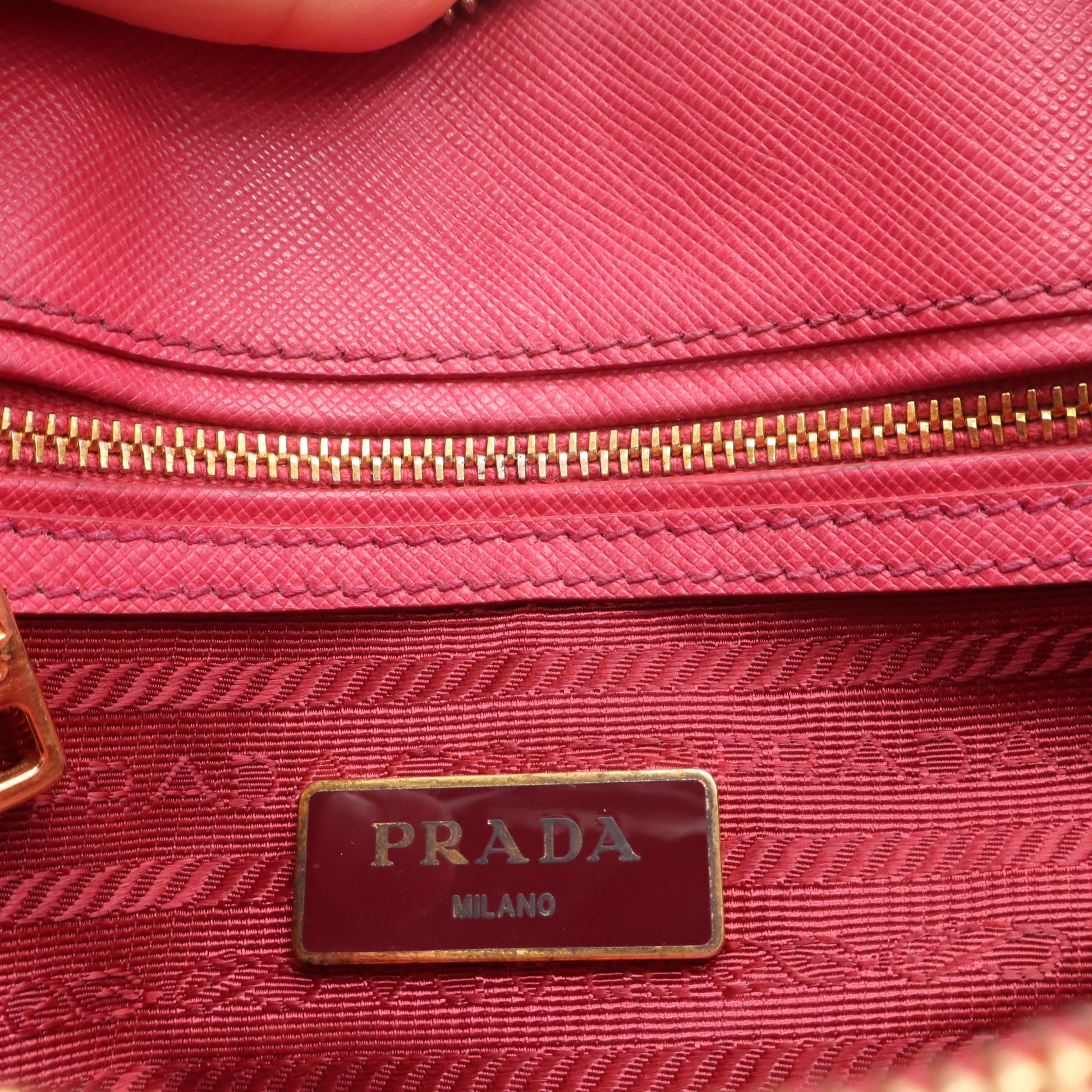 Prada Saffiano Lux Promenade Small Tote Bag B22970