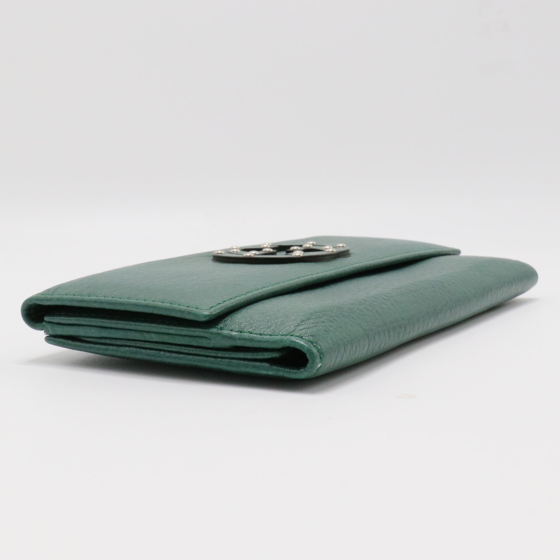 Interlocking G Logo Leather Continental Wallet