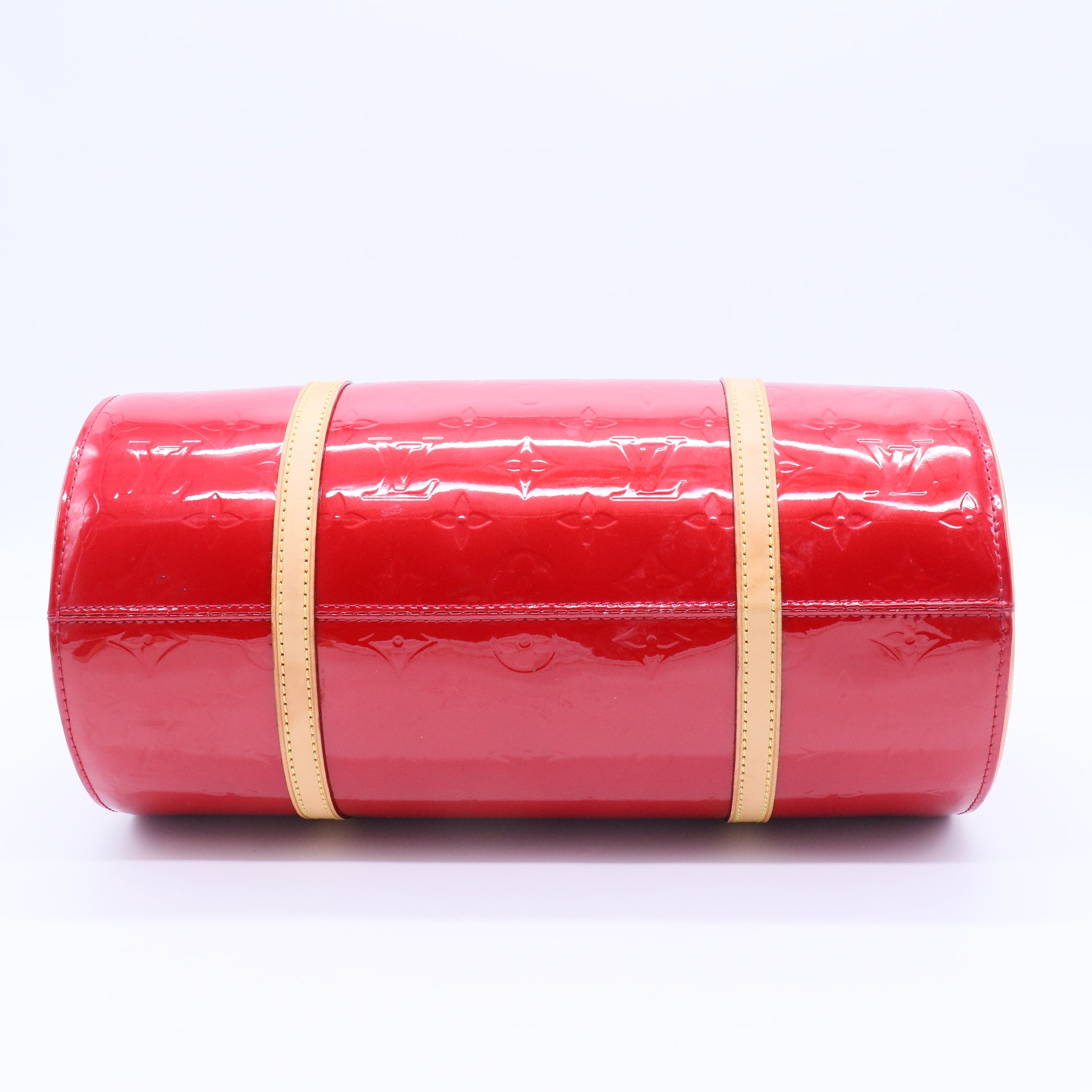Framboise Monogram Vernis Papillon 30 Bag