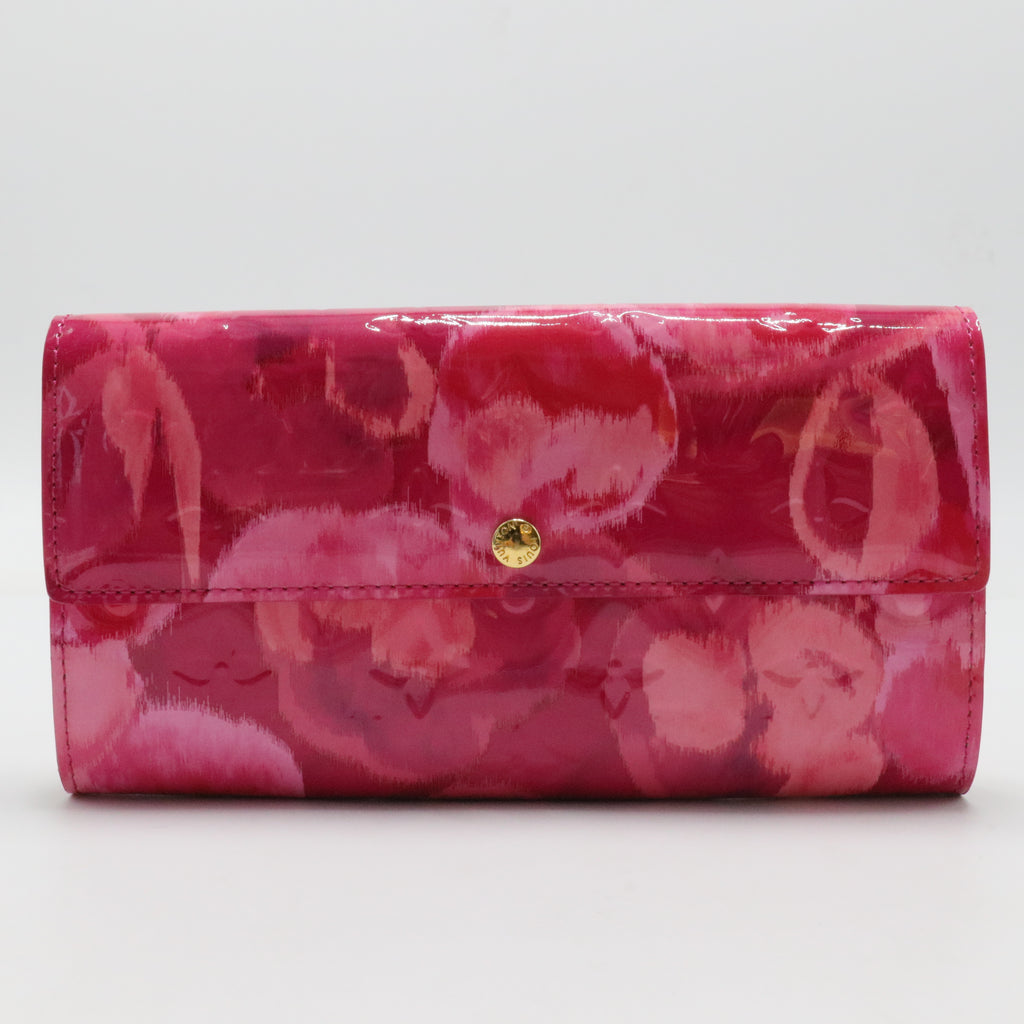 Vernis Ikat Sarah Wallet Rose Indien