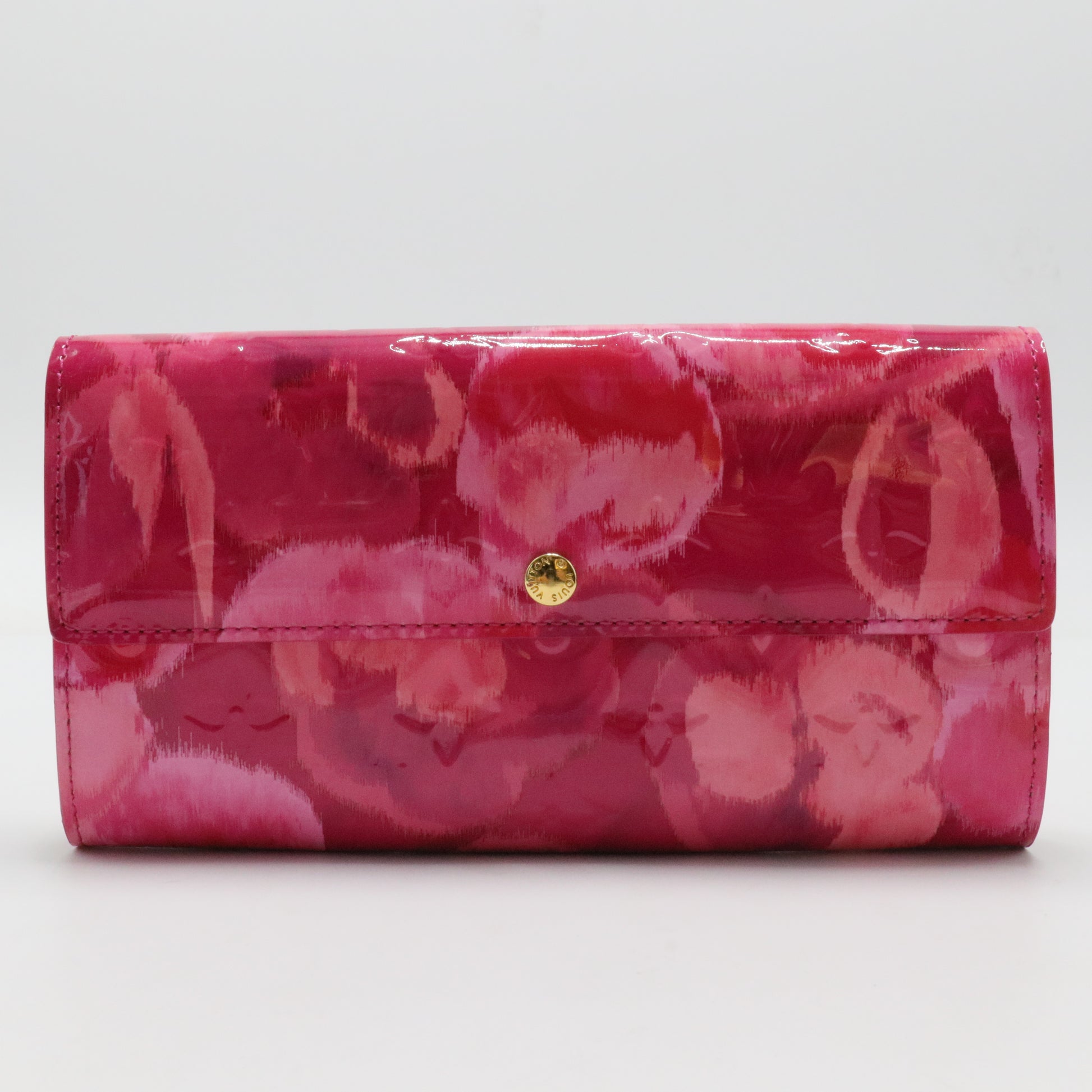 Vernis Ikat Sarah Wallet Rose Indien