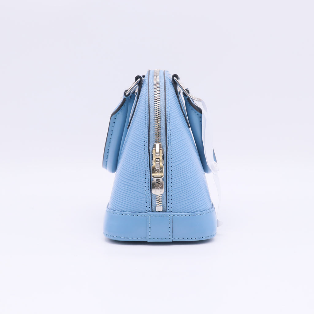 Louis Vuitton Bluet Epi Leather Alma BB Bag Twins B23894