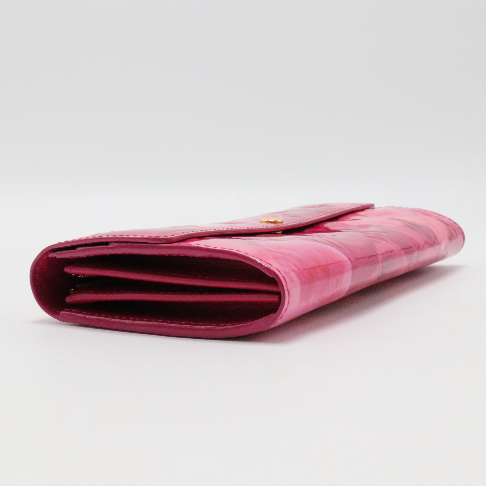 Vernis Ikat Sarah Wallet Rose Indien