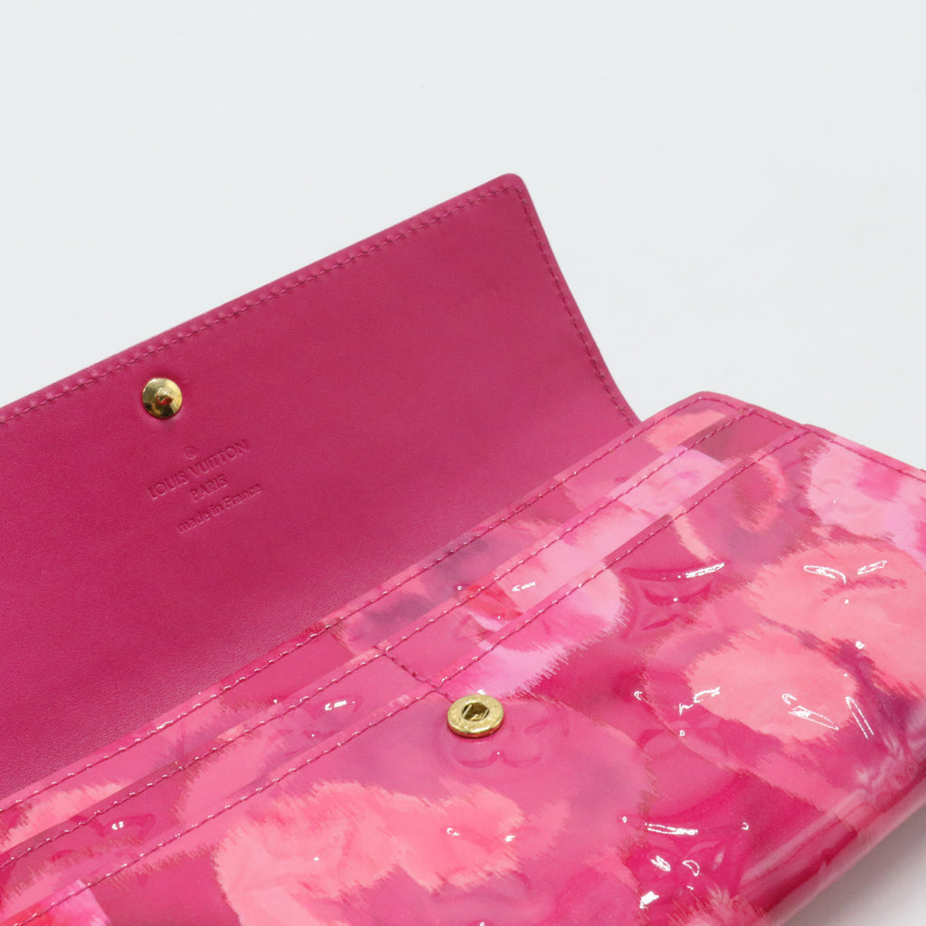 Vernis Ikat Sarah Wallet Rose Indien