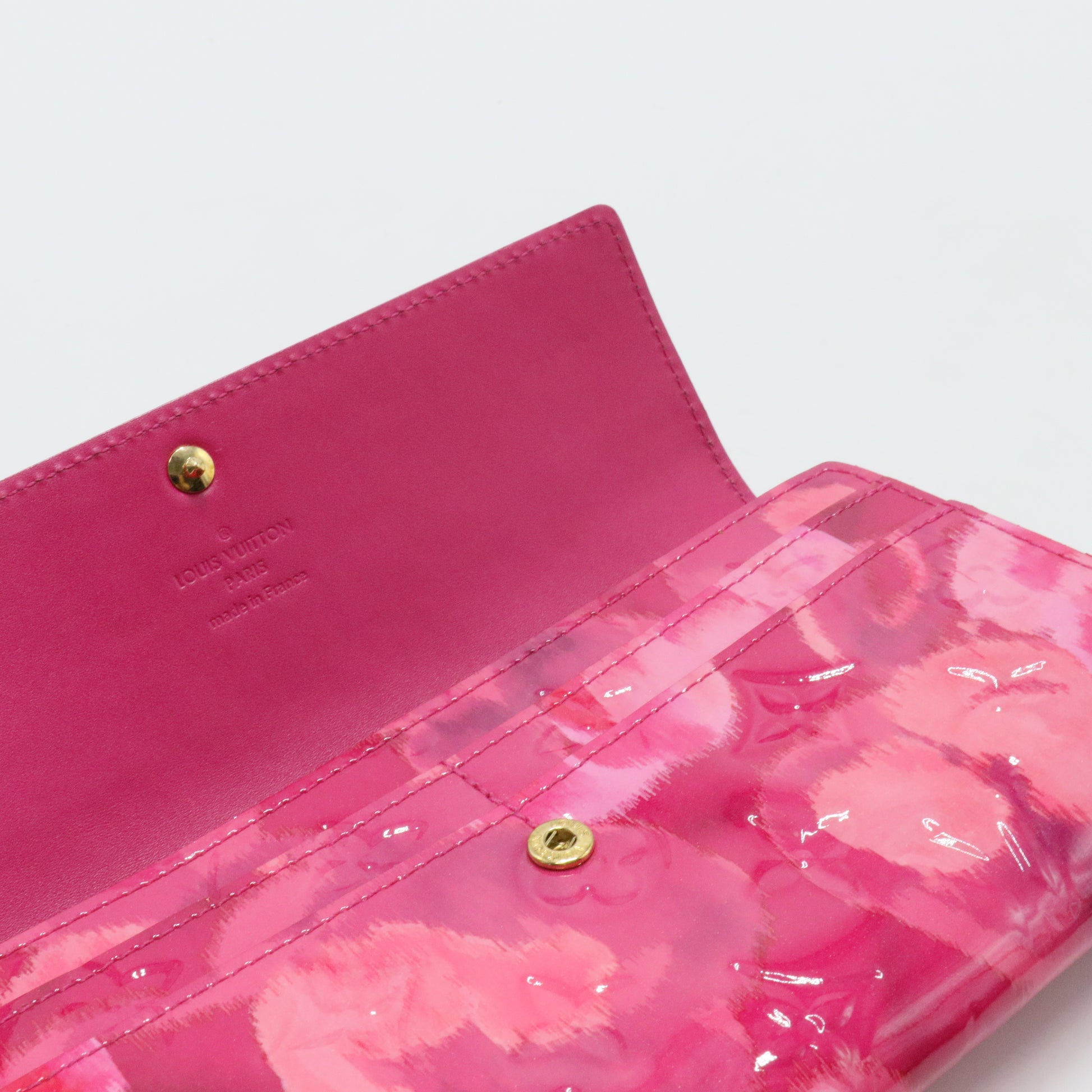 Vernis Ikat Sarah Wallet Rose Indien