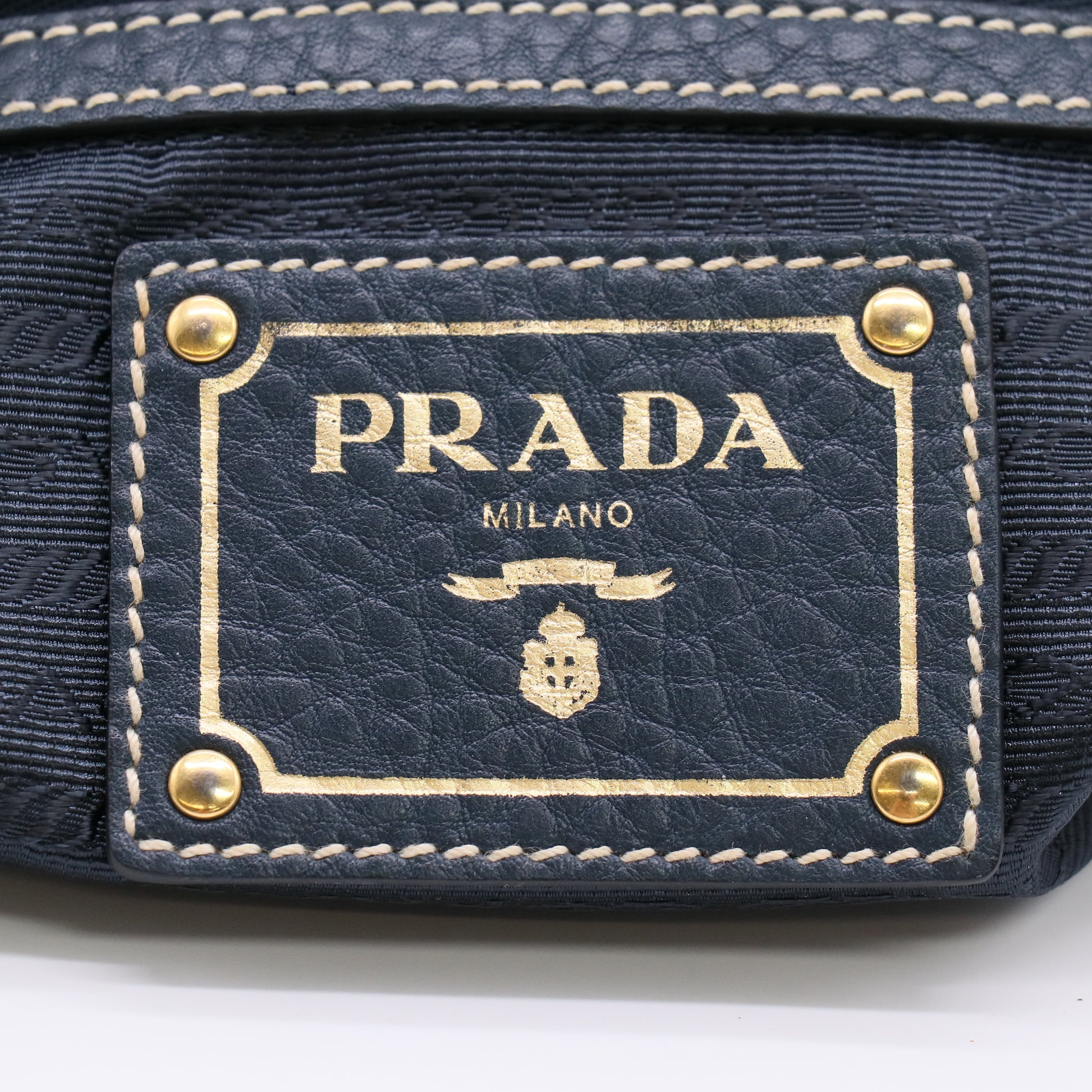 Belted Zip Shoulder Bag Vitello Daino Medium twins B23080