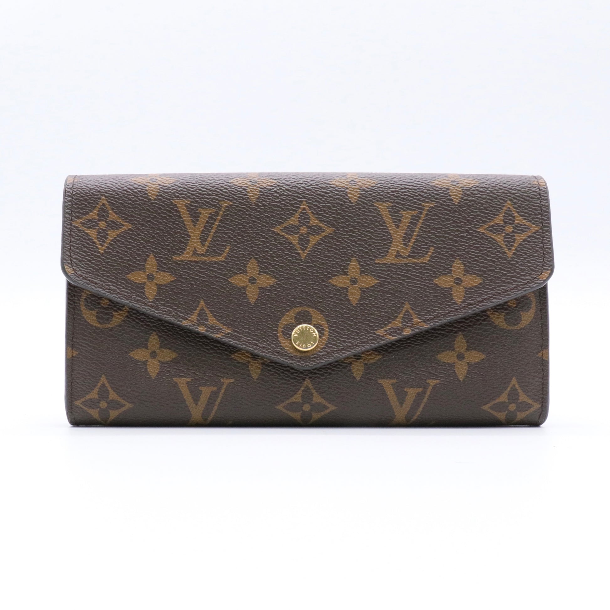 Brown Monogram Portefeuille Sarah Wallet twins