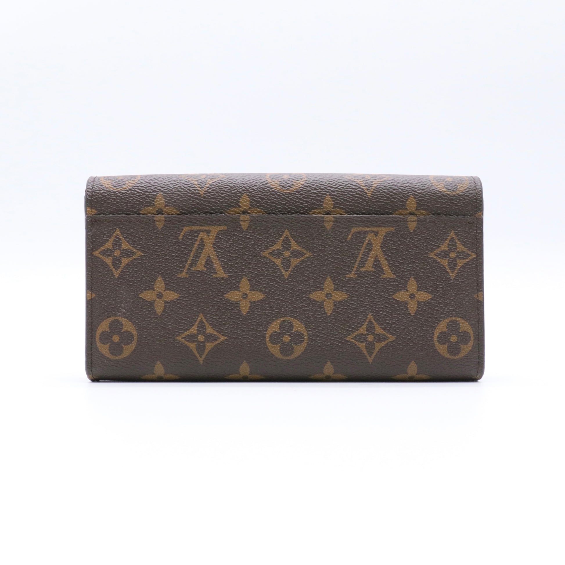 Brown Monogram Portefeuille Sarah Wallet twins