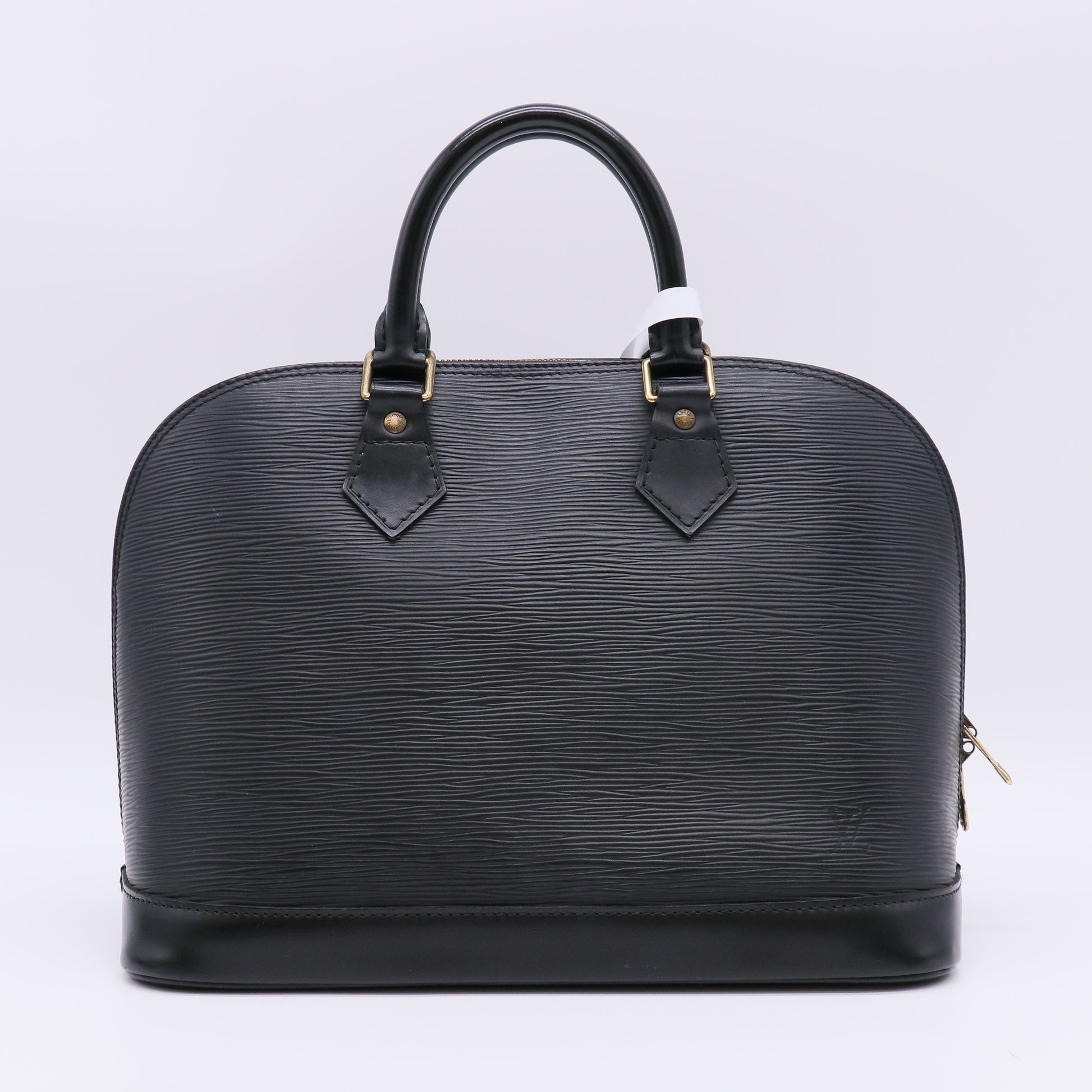 Louis Vuitton Black Epi Leather Alma PM Bag twins B23087