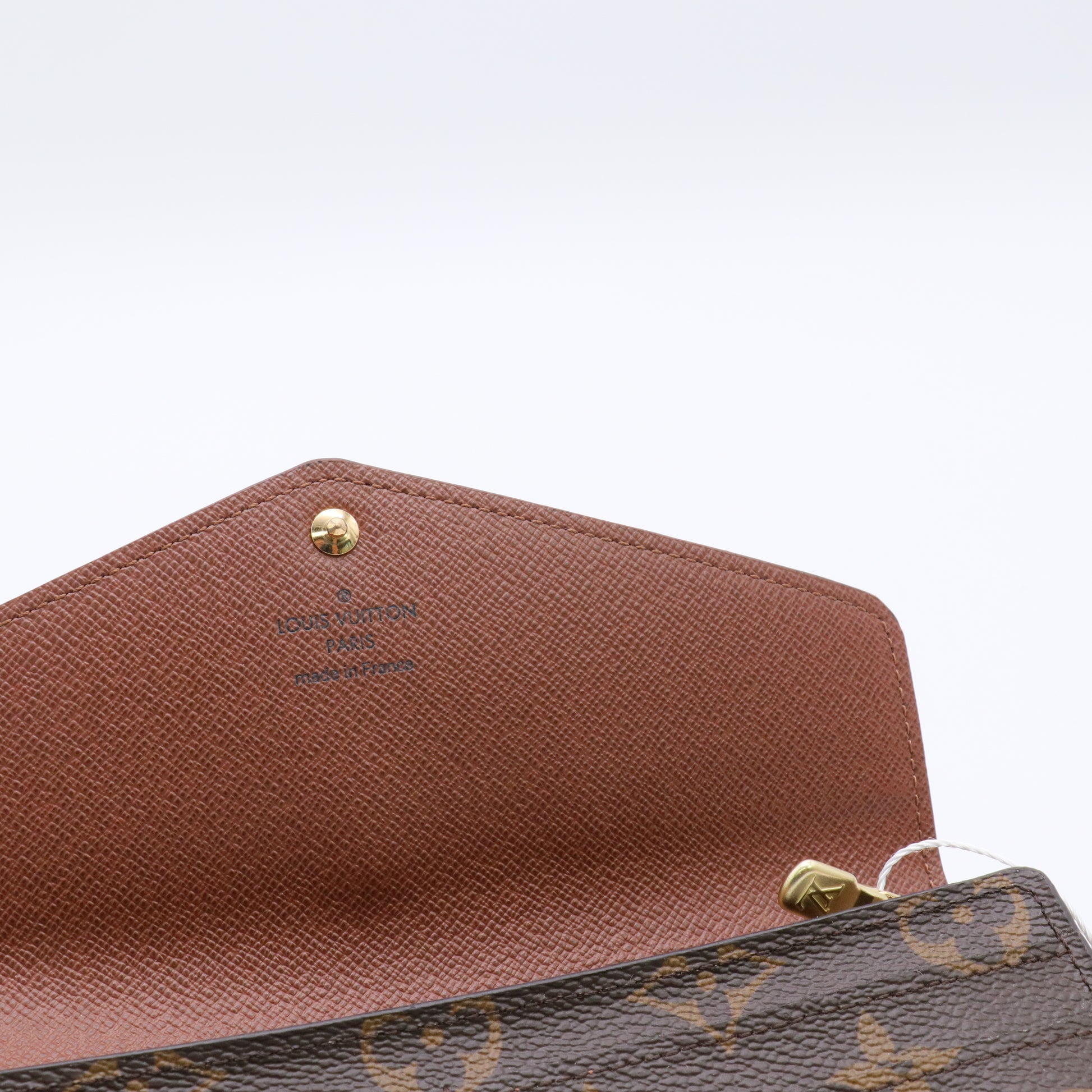 Brown Monogram Portefeuille Sarah Wallet twins