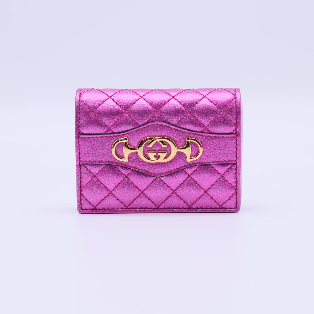 Gucci Zumi Compact Wallet Zumi Wallet twins W21389