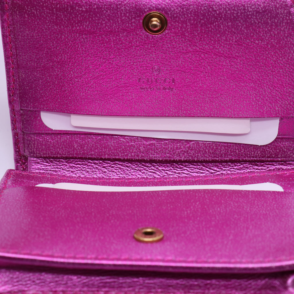 Gucci Zumi Compact Wallet Zumi Wallet twins W21389
